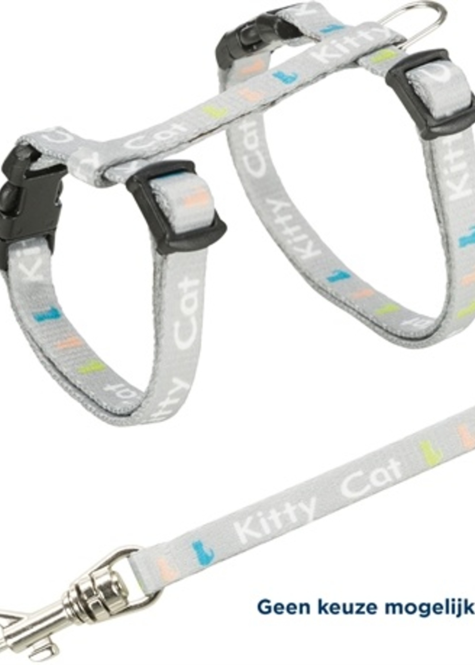 Trixie Trixie kittentuig junior met riem kitty cat assorti