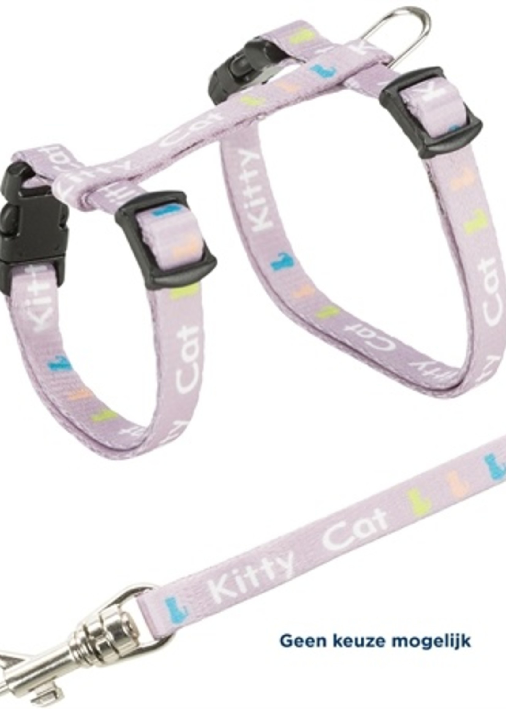 Trixie Trixie kittentuig junior met riem kitty cat assorti