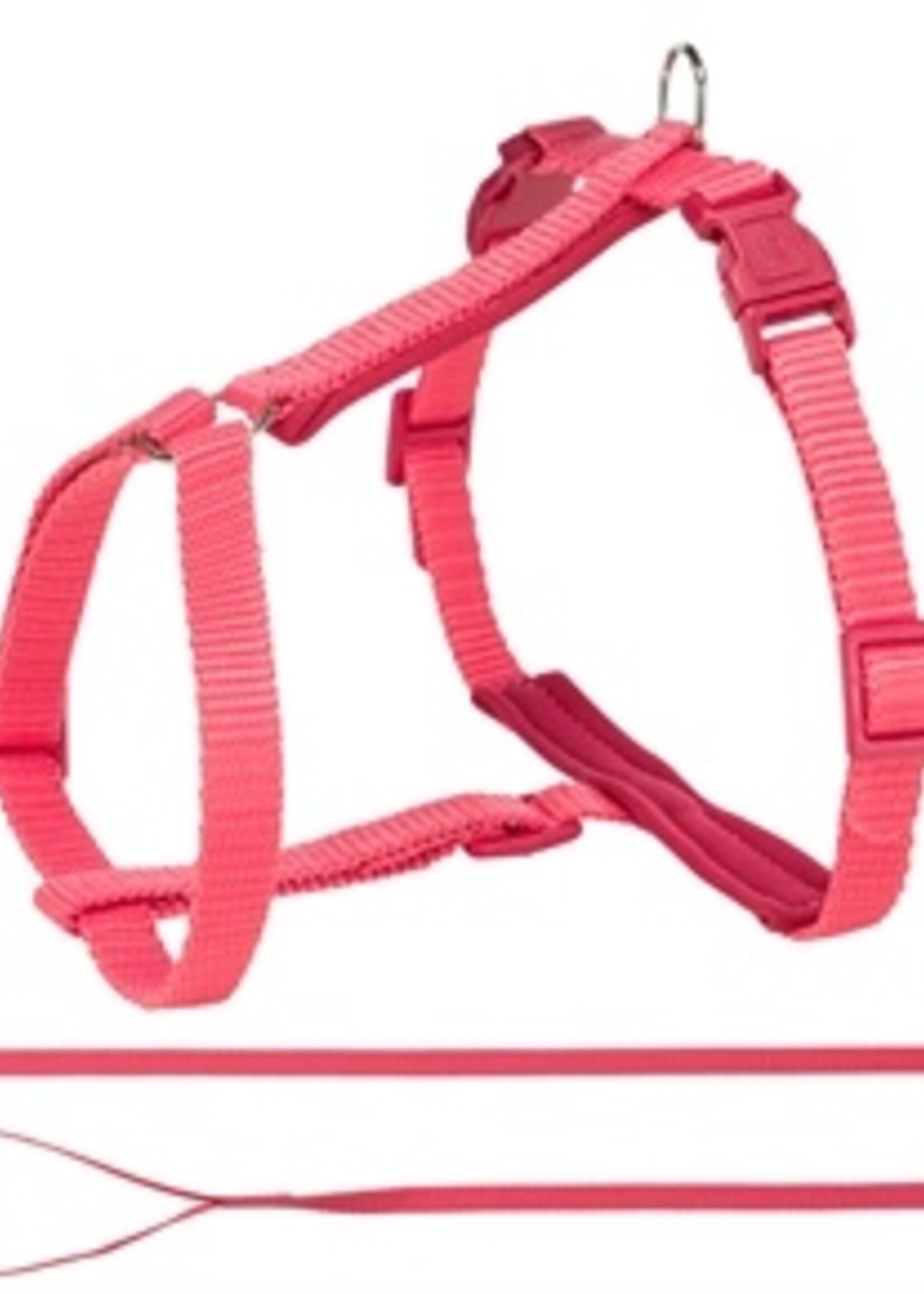 Trixie Trixie kattentuig premium met riem koraal oranje