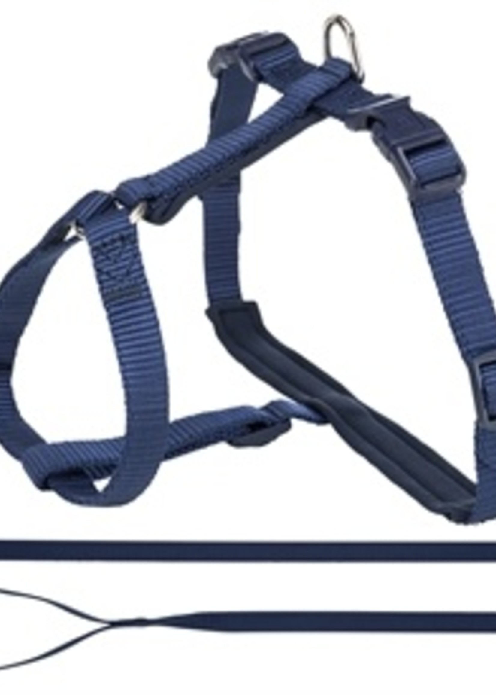 Trixie Trixie kattentuig premium met riem indigo