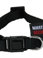 Martin sellier Kattenhalsband nylon uni zwart