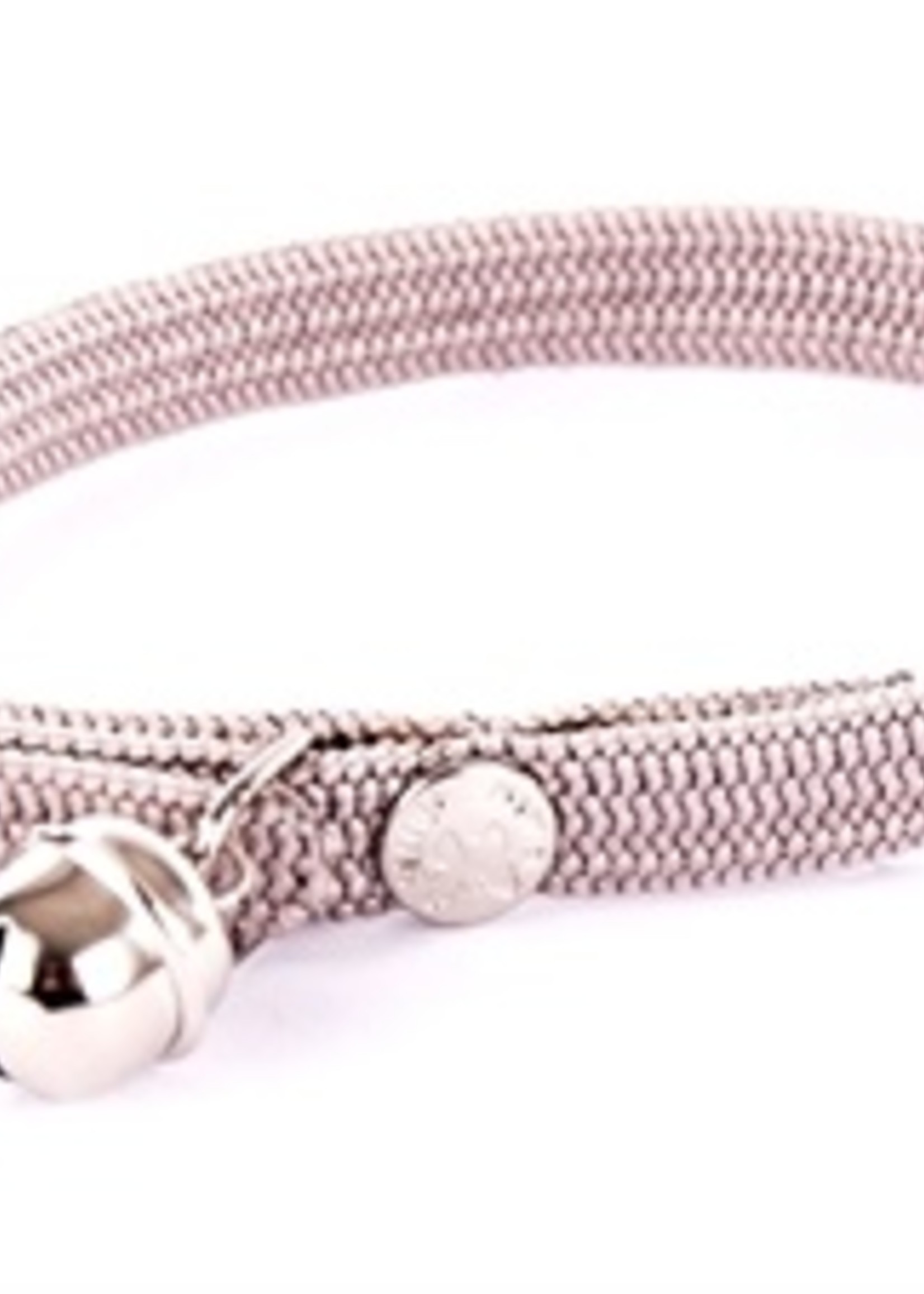 Martin sellier Halsband kat elastisch nylon grijs