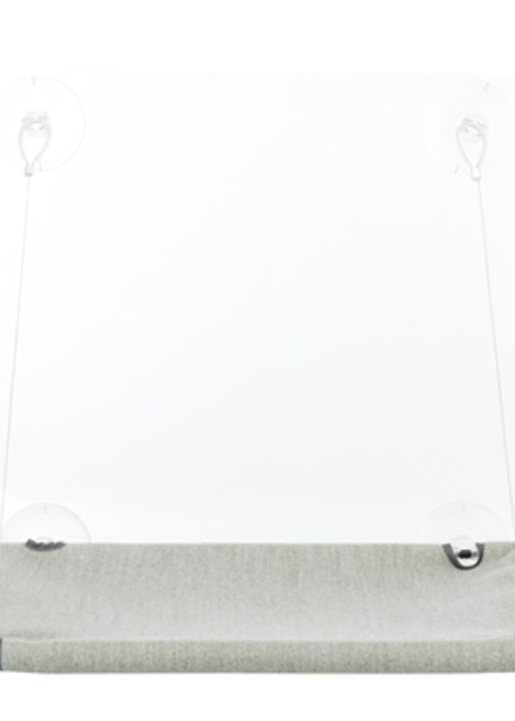 Trixie Trixie kattenmand hangmat raam velours grijs