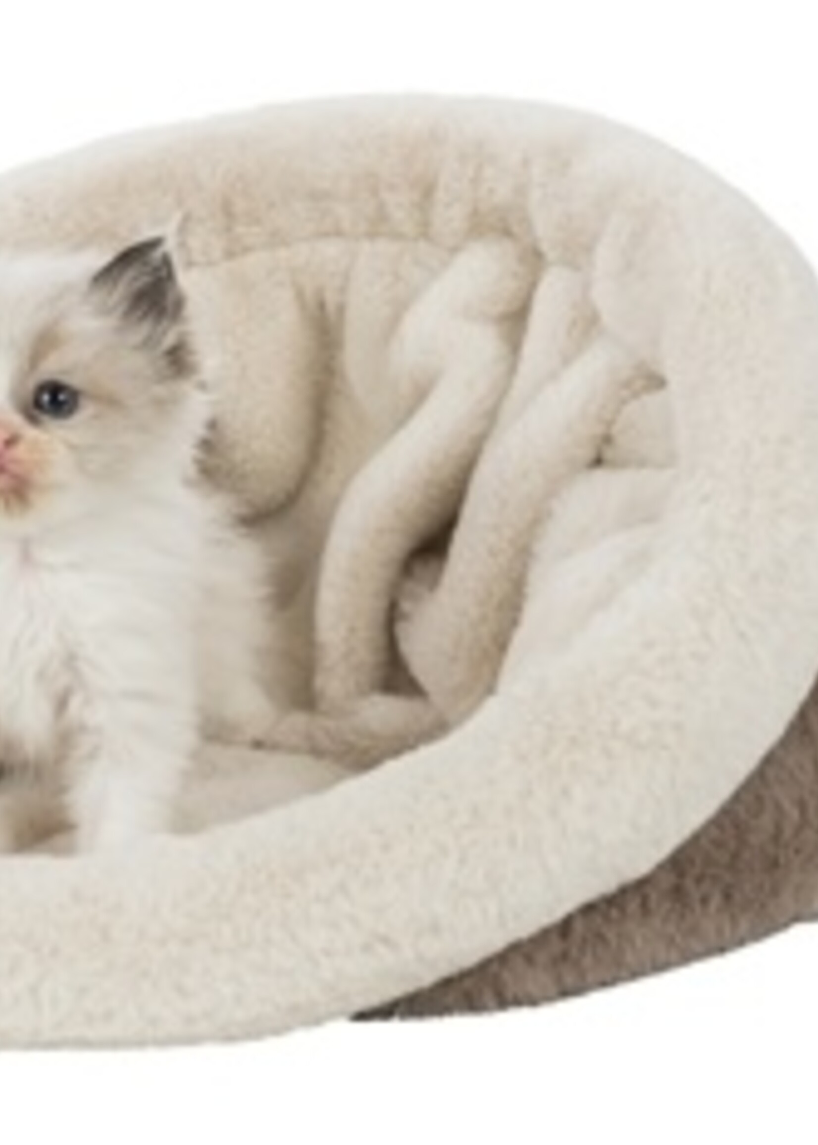 Trixie Trixie kattenmand slaapzak amira taupe / creme
