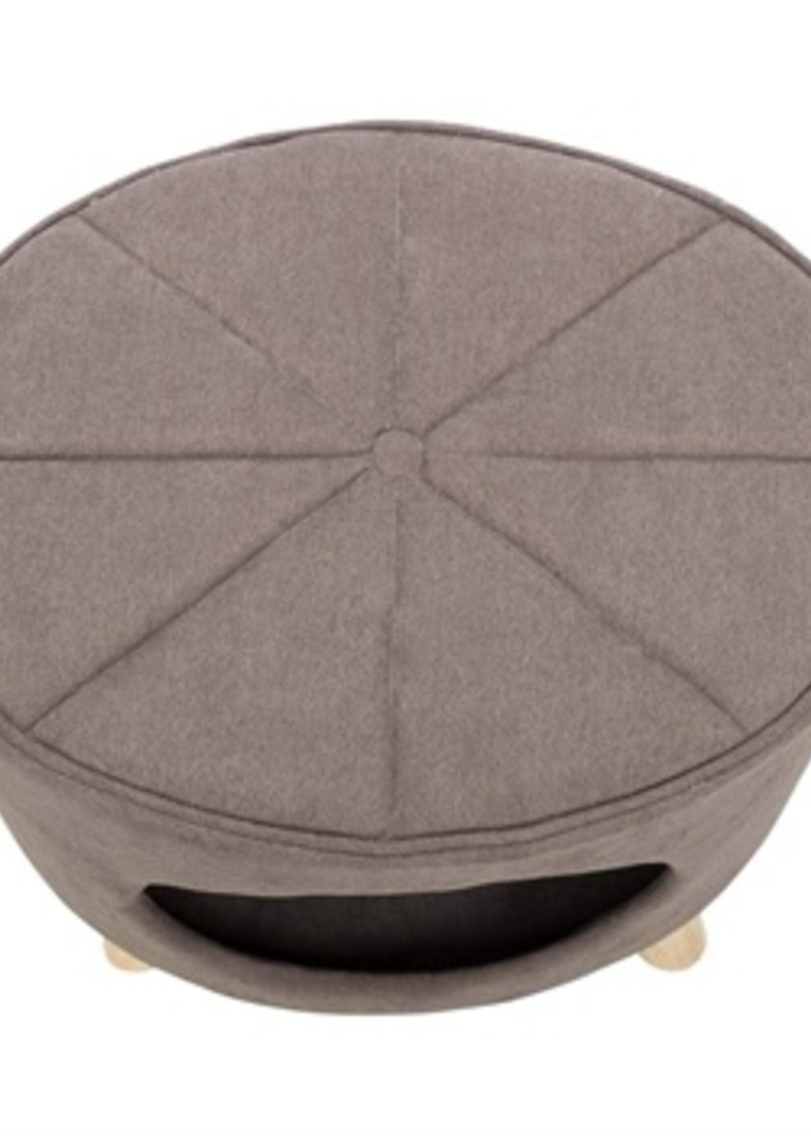 Trixie Trixie kattenmand poef marcy taupe