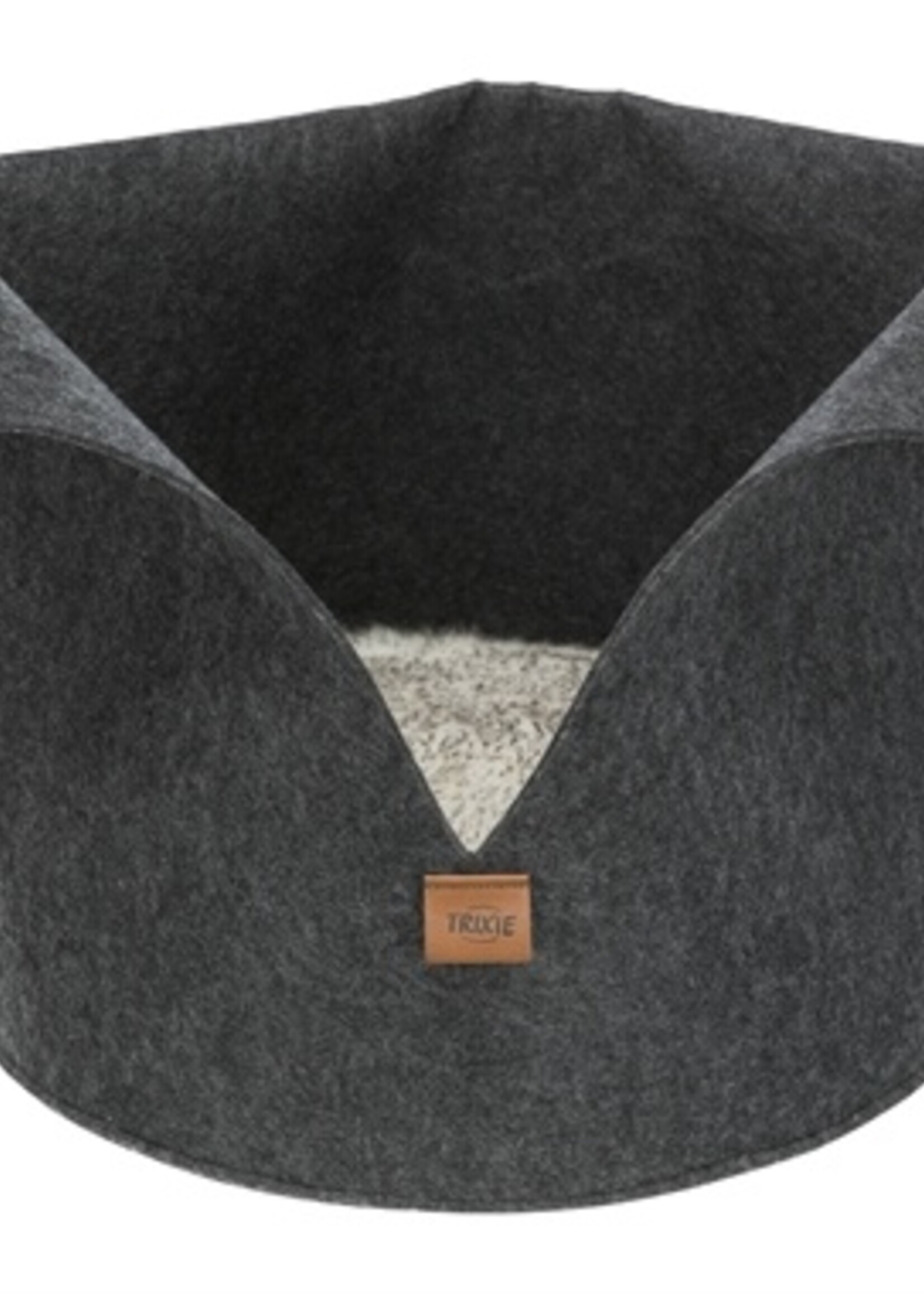 Trixie Trixie kattenmand luise rond vilt antraciet