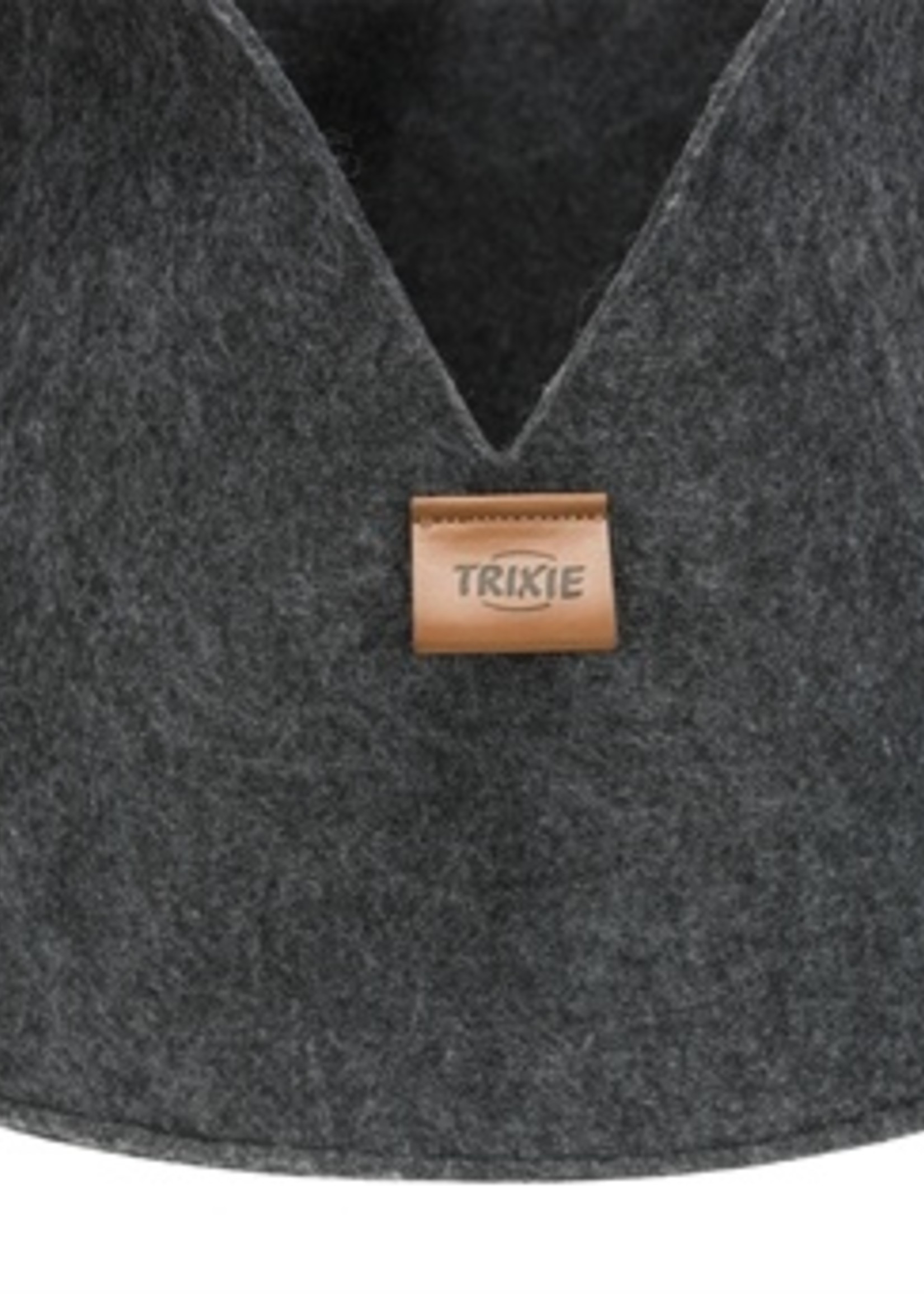 Trixie Trixie kattenmand luise rond vilt antraciet