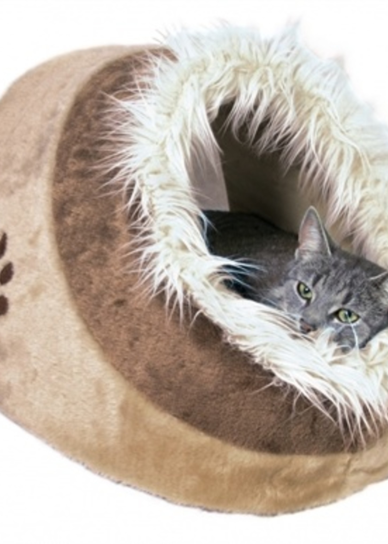 Trixie Trixie kattenmand iglo minou beige / bruin