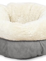 Afp Afp lamswol donut bed grijs