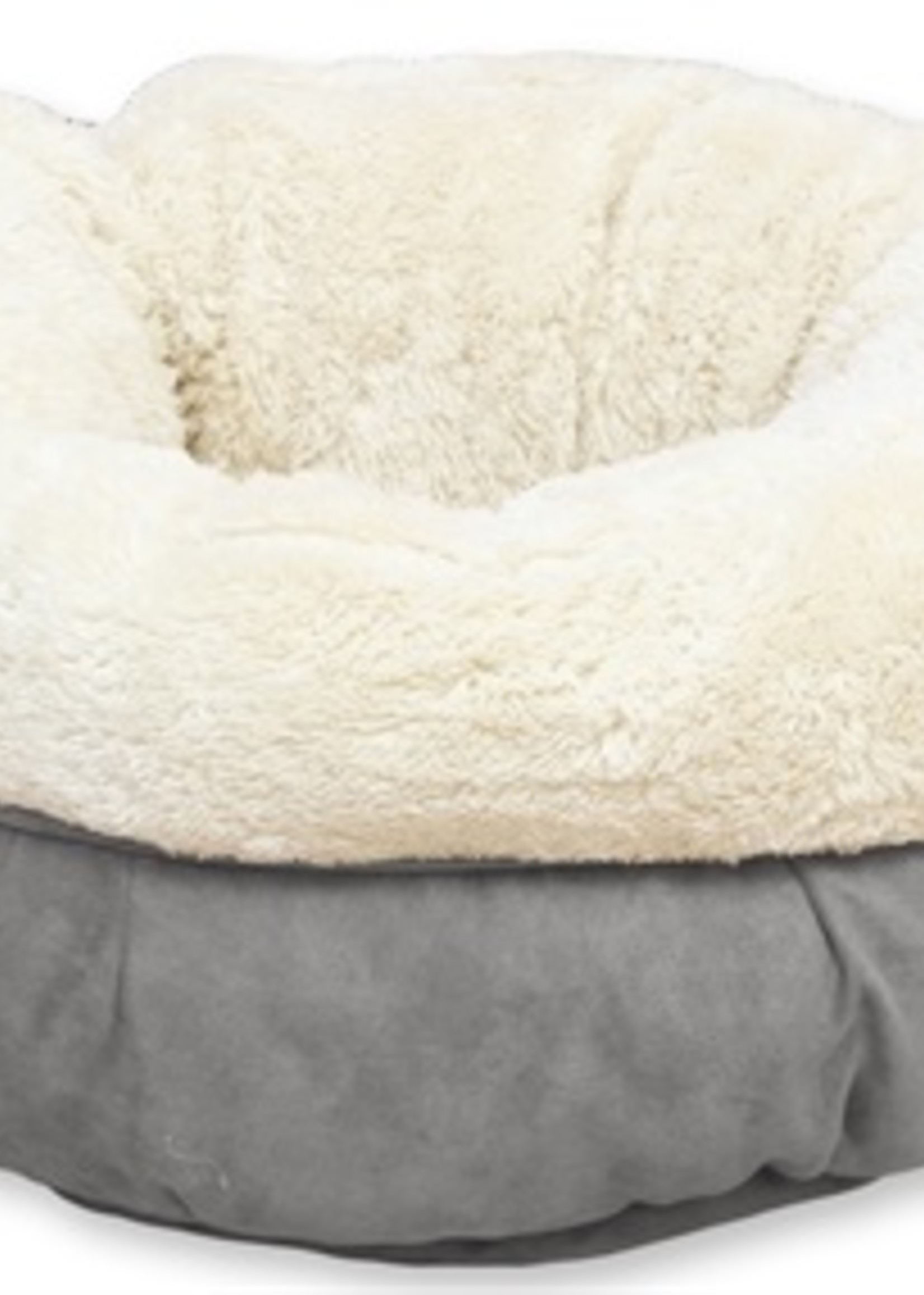 Afp Afp lamswol donut bed grijs