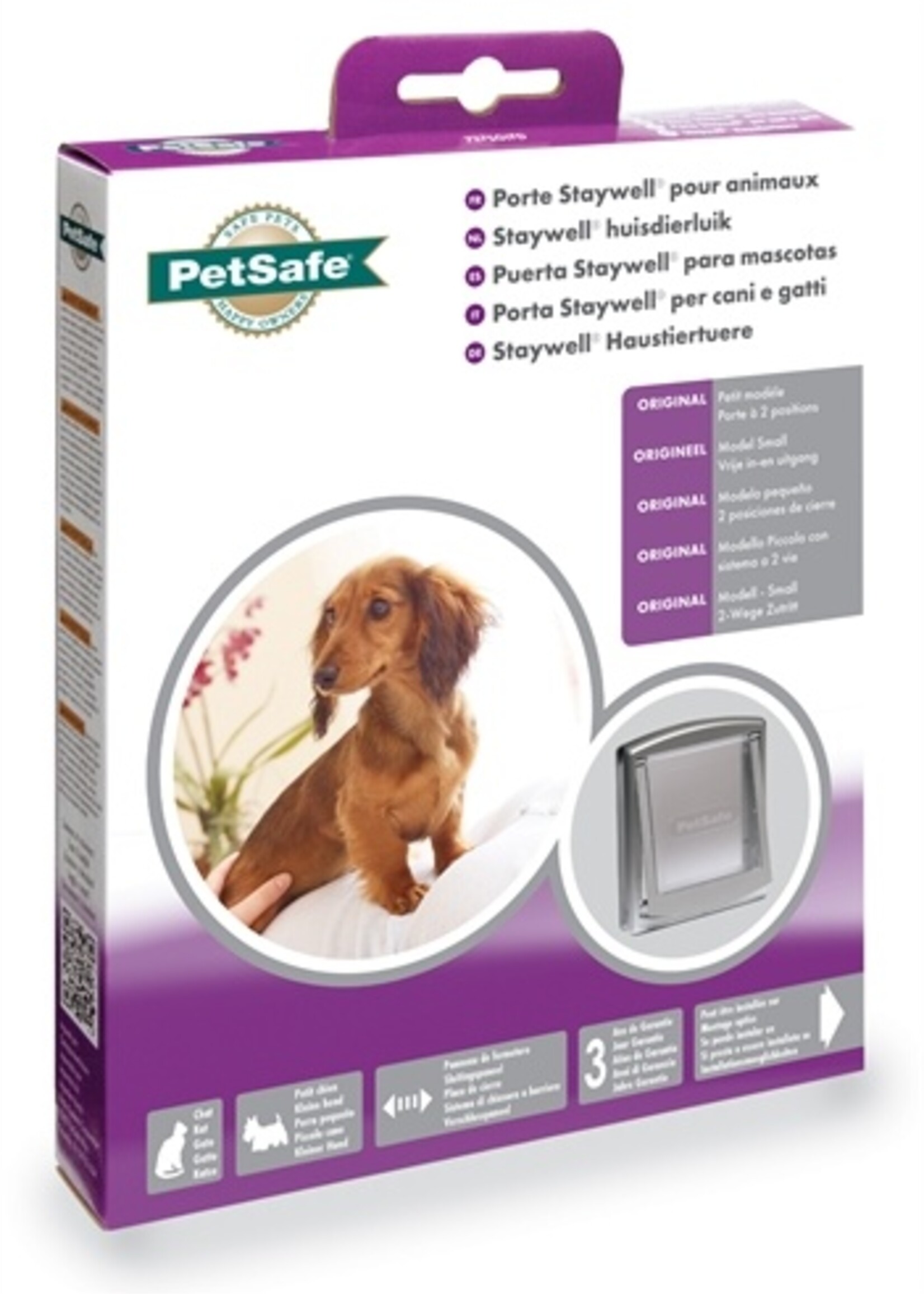 Petsafe Petsafe kattenluik small zilver/transparant
