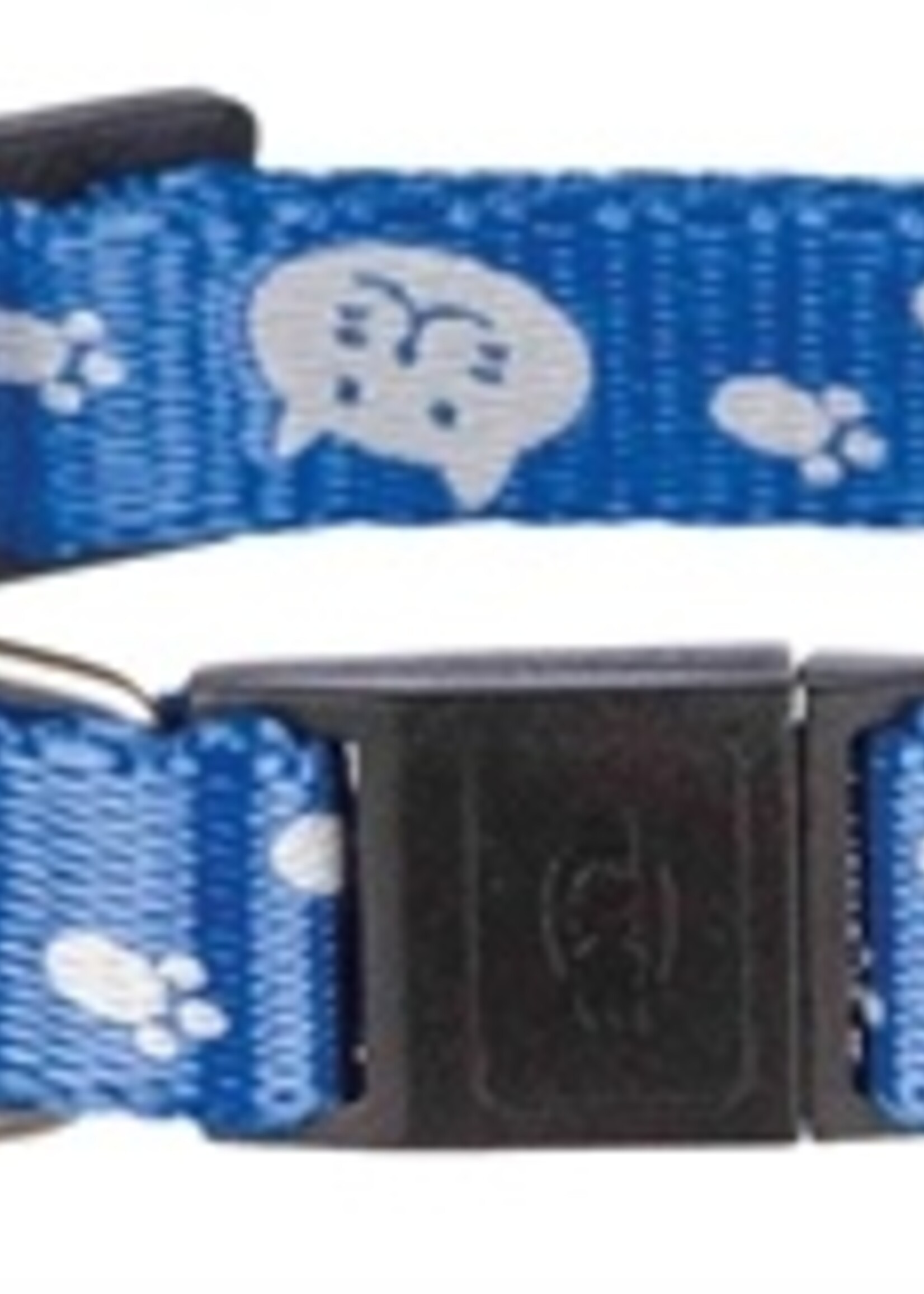 Trixie Trixie halsband kat safer life print kat / poot assorti