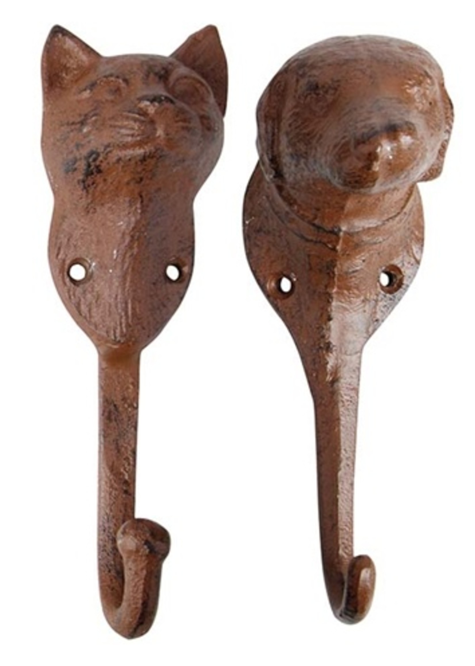 Merkloos Haakje gietijzer kat