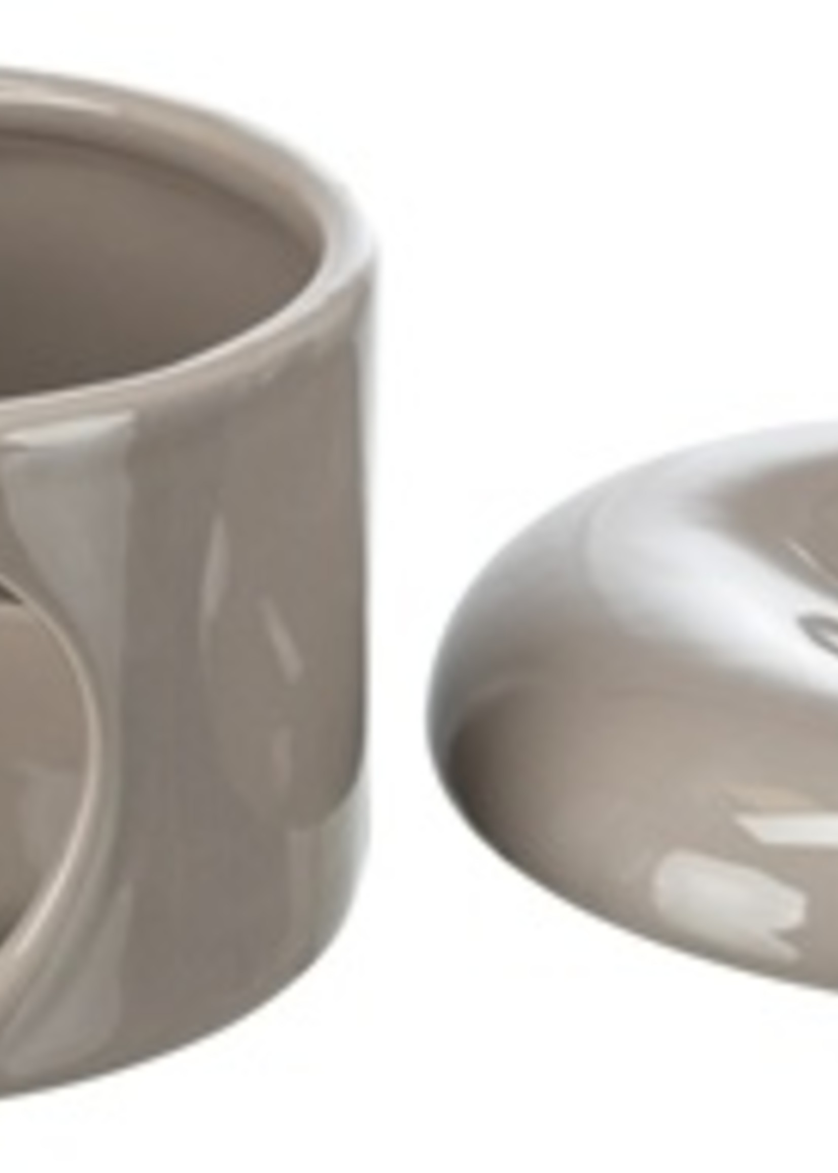 Trixie Trixie speelhuis muizen met deksel keramiek taupe