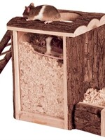 Trixie Trixie natural living speel- en graaftoren hamster