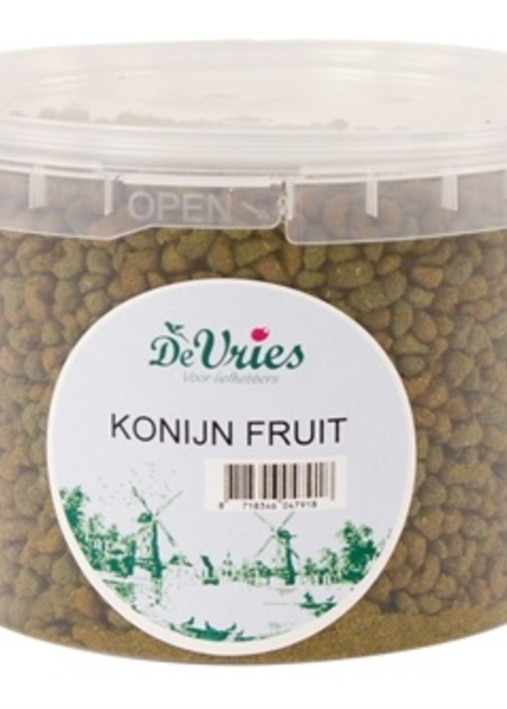 De vries De vries konijn fruit