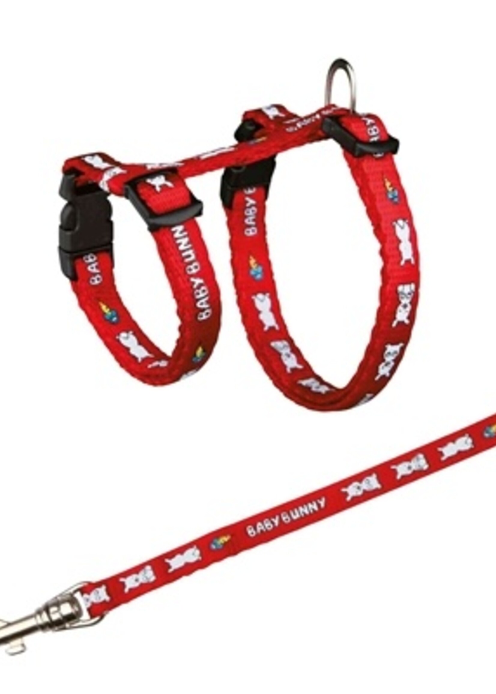Trixie Trixie konijnentuig met riem baby bunny assorti