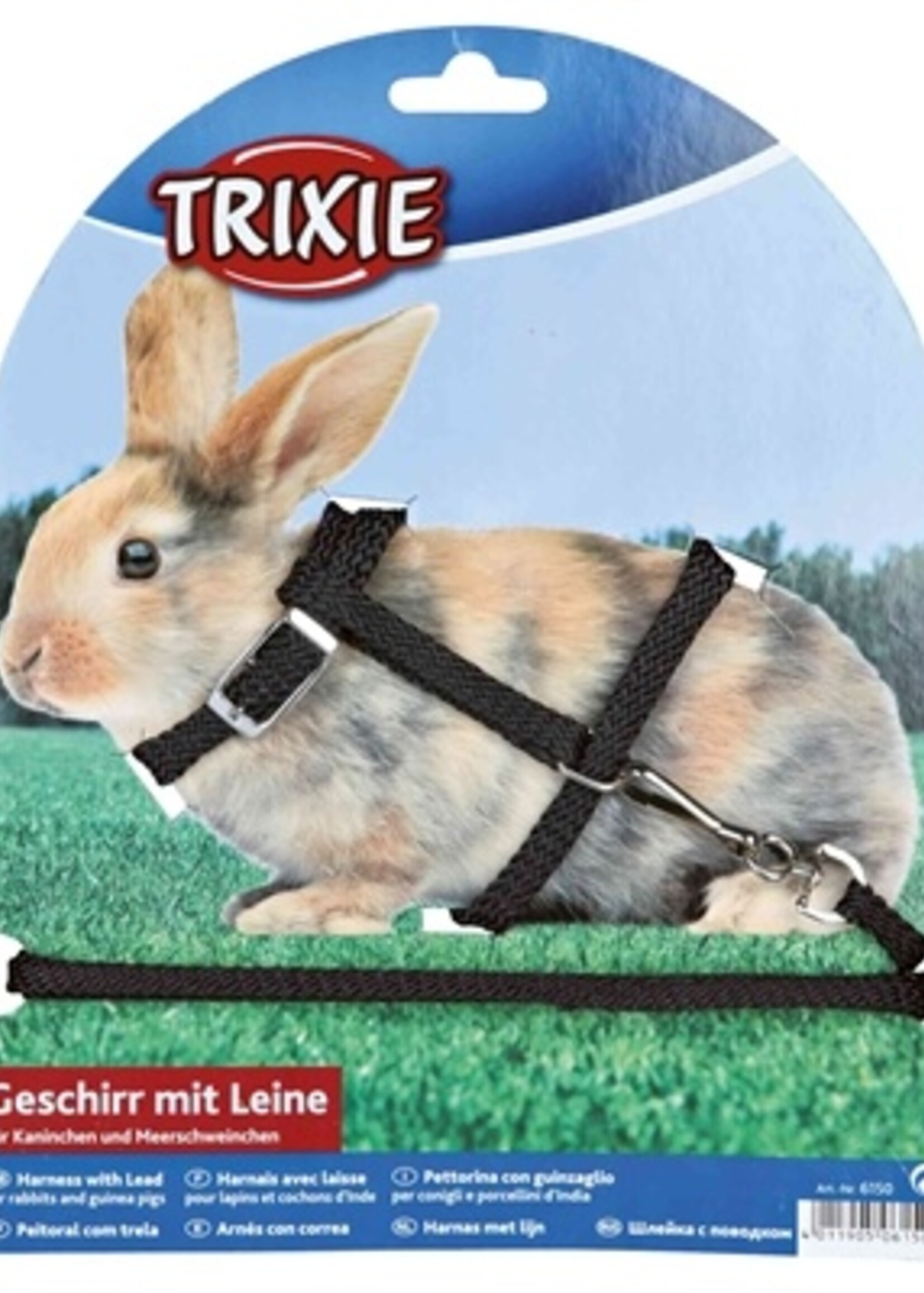 Trixie Trixie konijnentuig met riem assorti