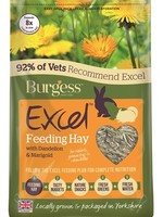 Burgess Burgess excel feeding hay paardenbloem en goudsbloem