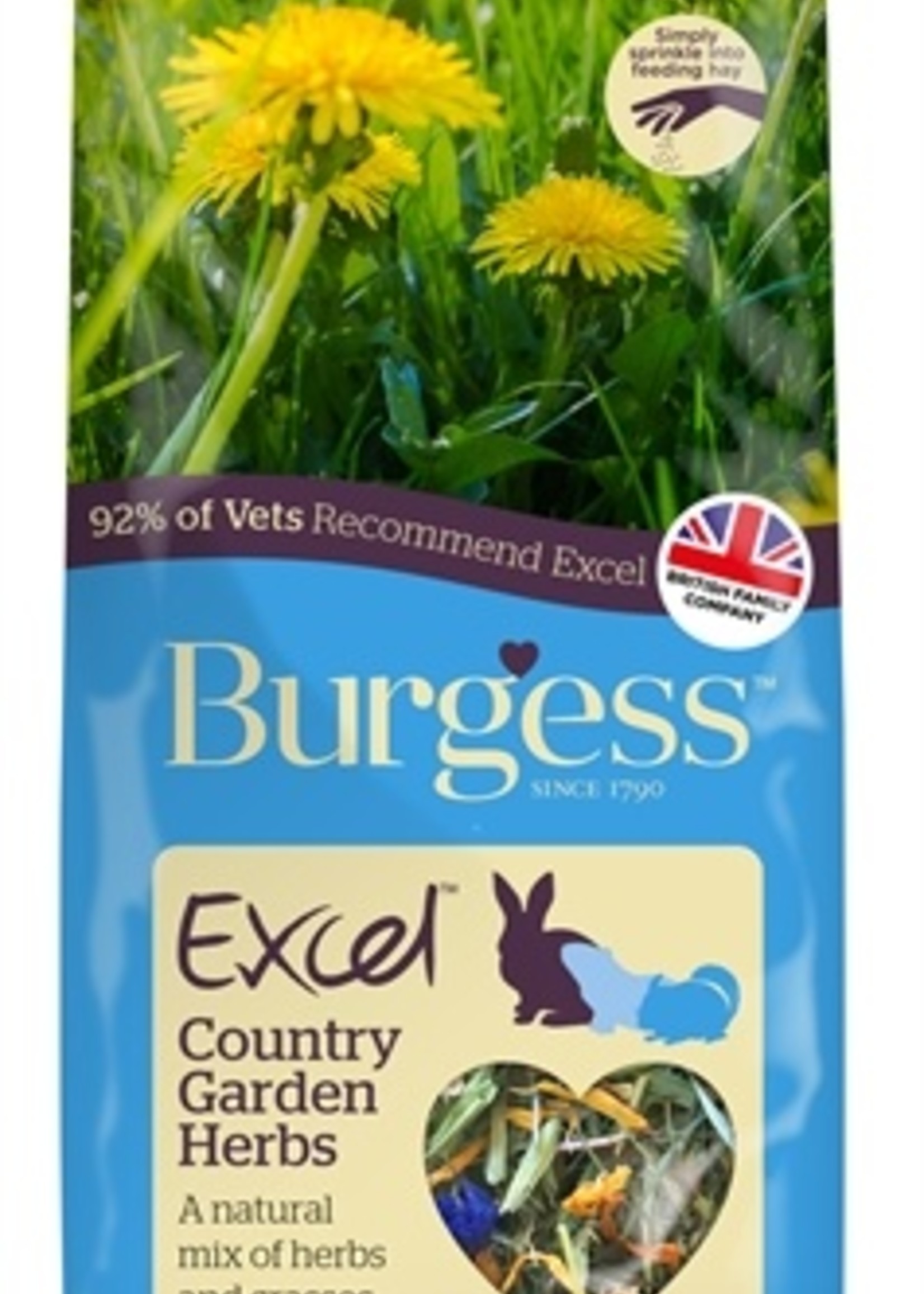 Burgess Burgess excel snacks country garden kruiden