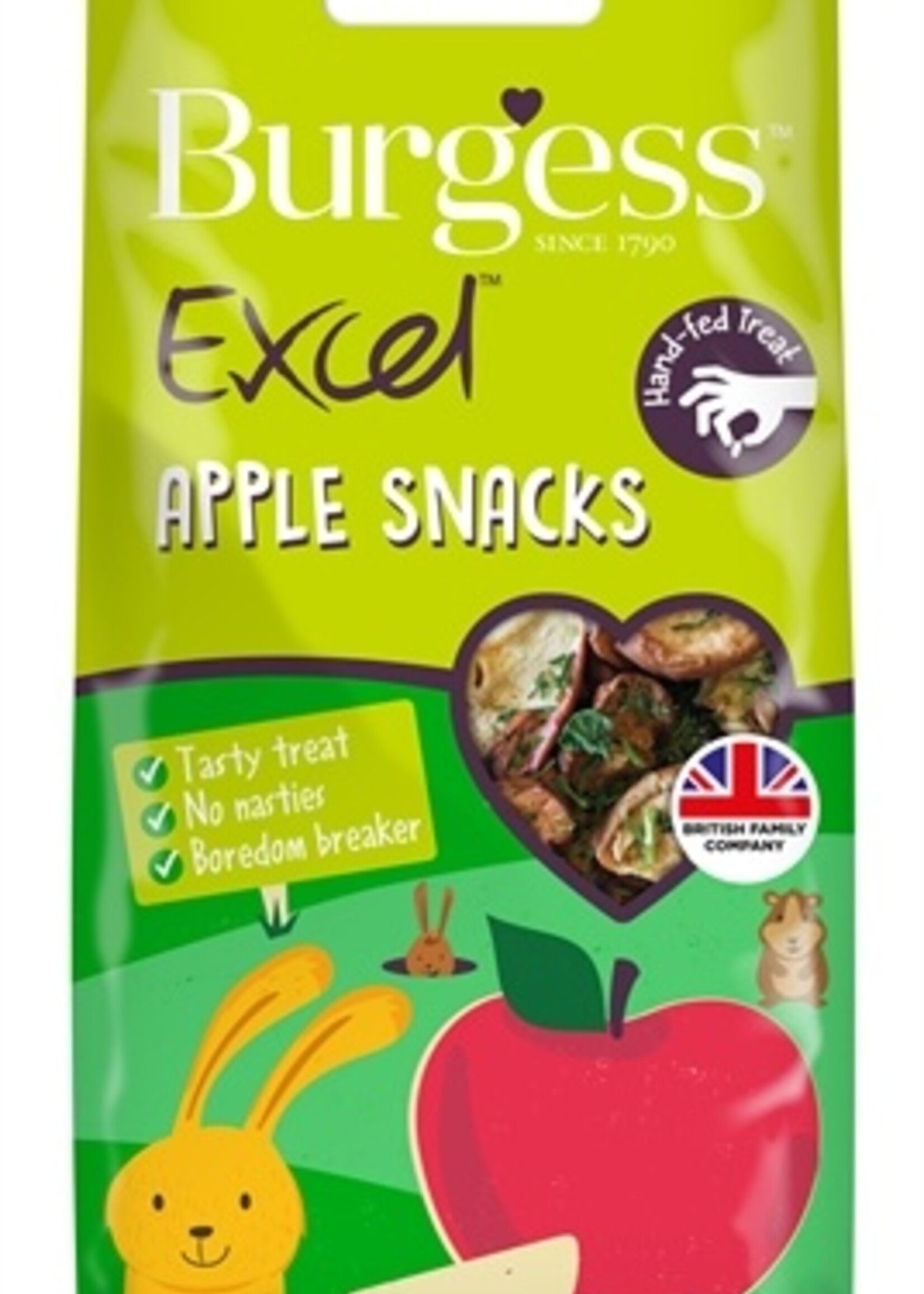 Burgess Burgess excel snacks appel
