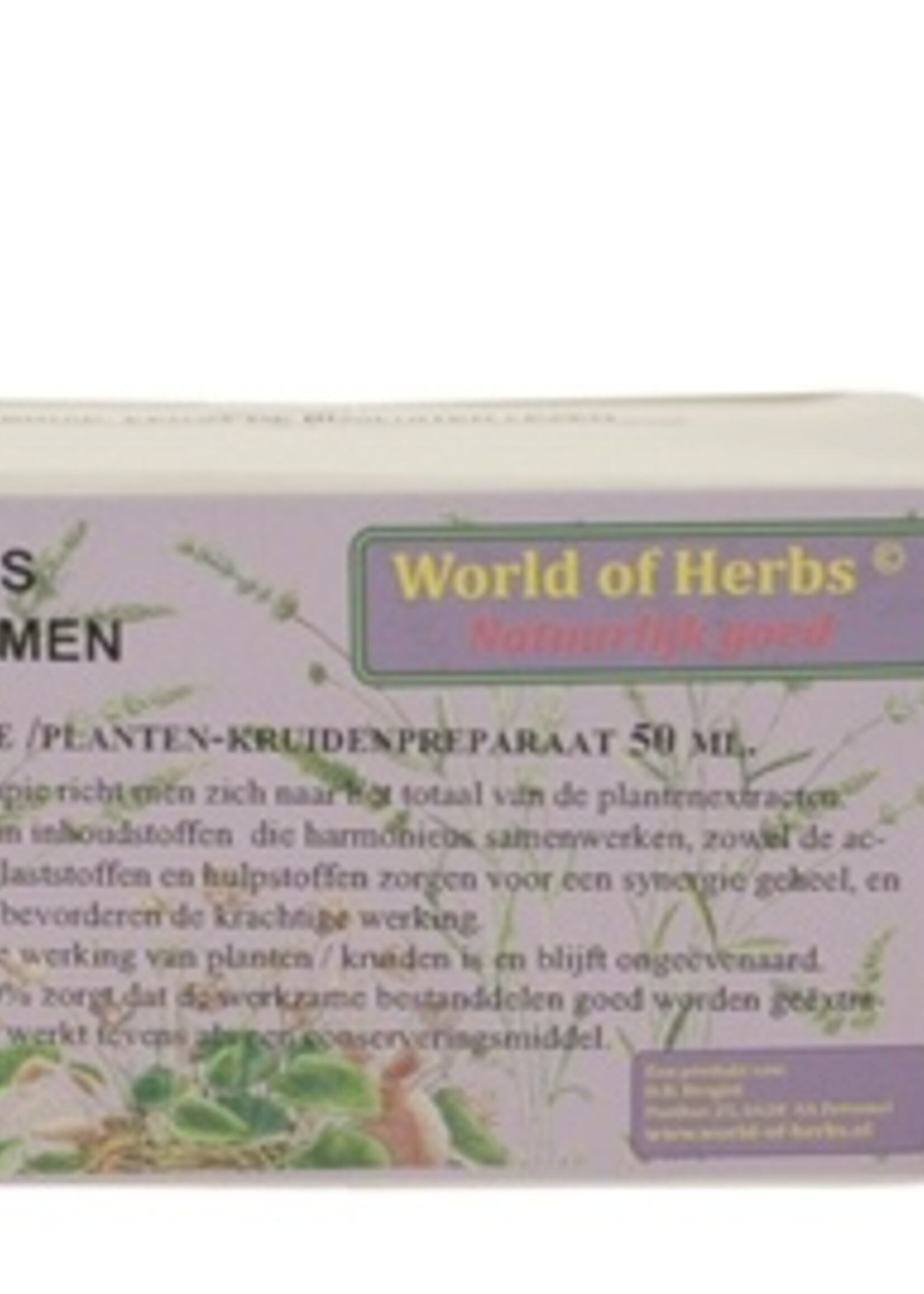 World of herbs World of herbs fytotherapie blaas problemen