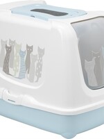 Moderna Moderna kattenbak trendy maasai lichtblauw / wit