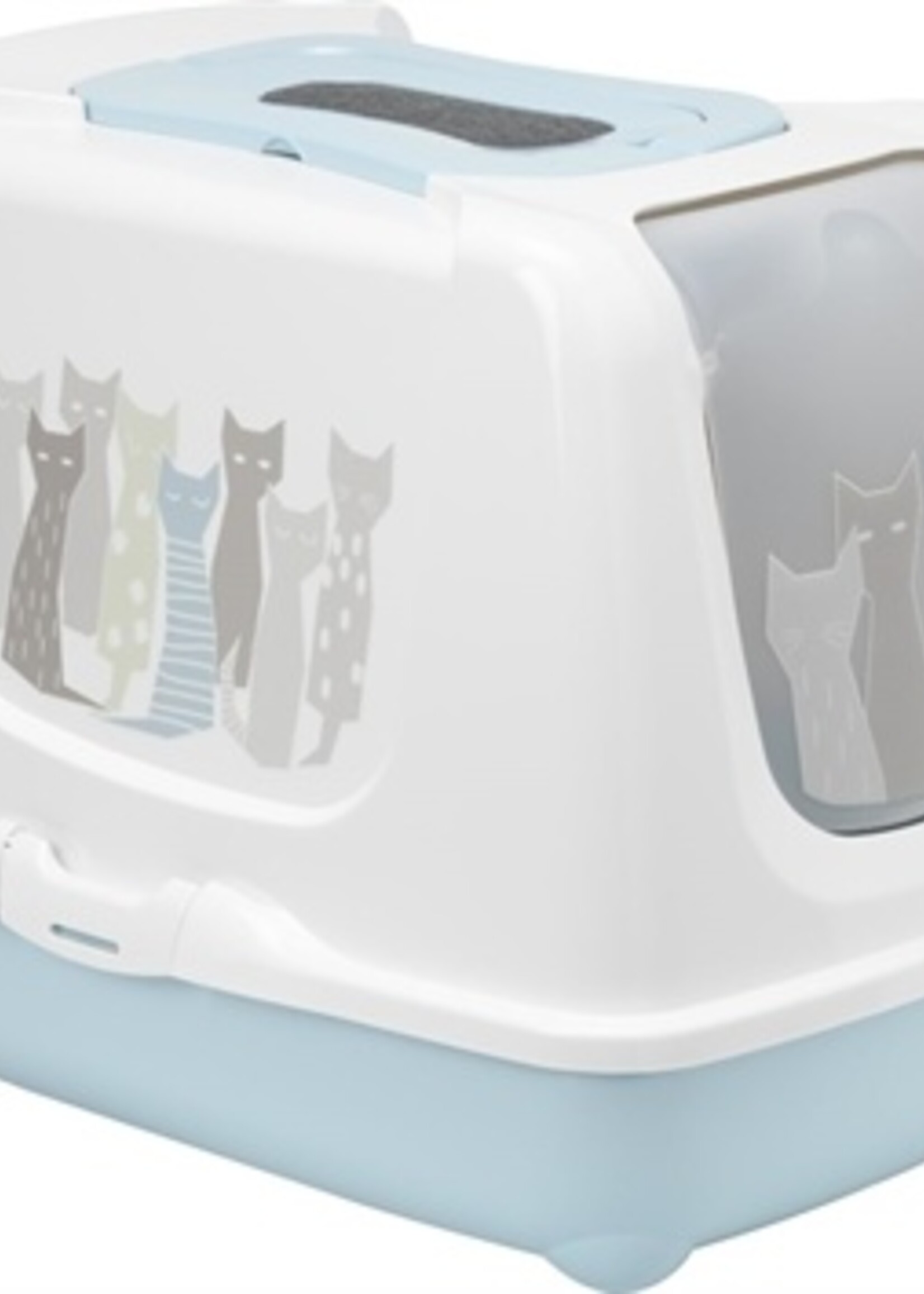Moderna Moderna kattenbak trendy maasai lichtblauw / wit