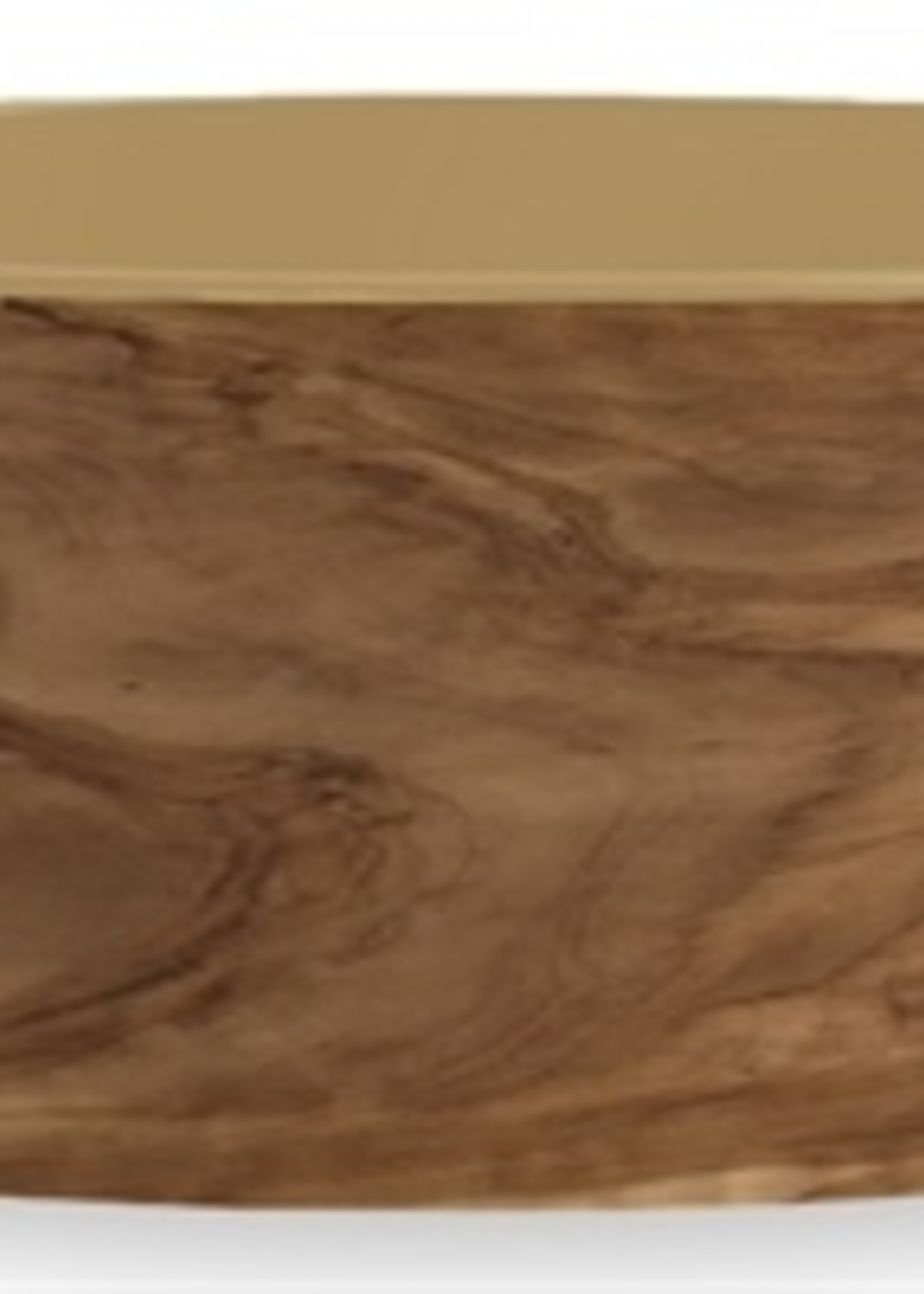 Tarhong Tarhong voerbak hond olive melamine houtprint / zandkleur