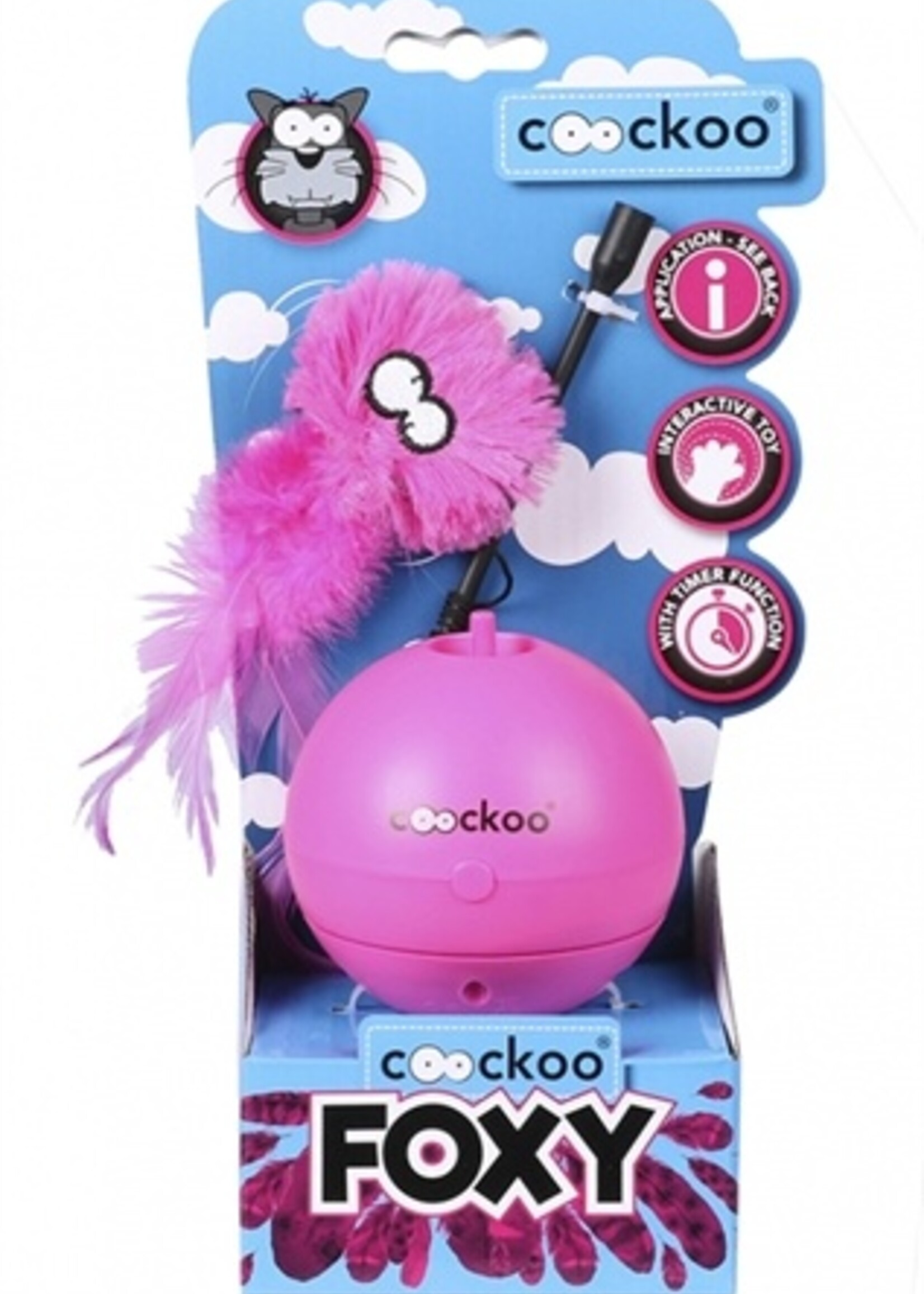 Coockoo Coocky foxy magic ball roze