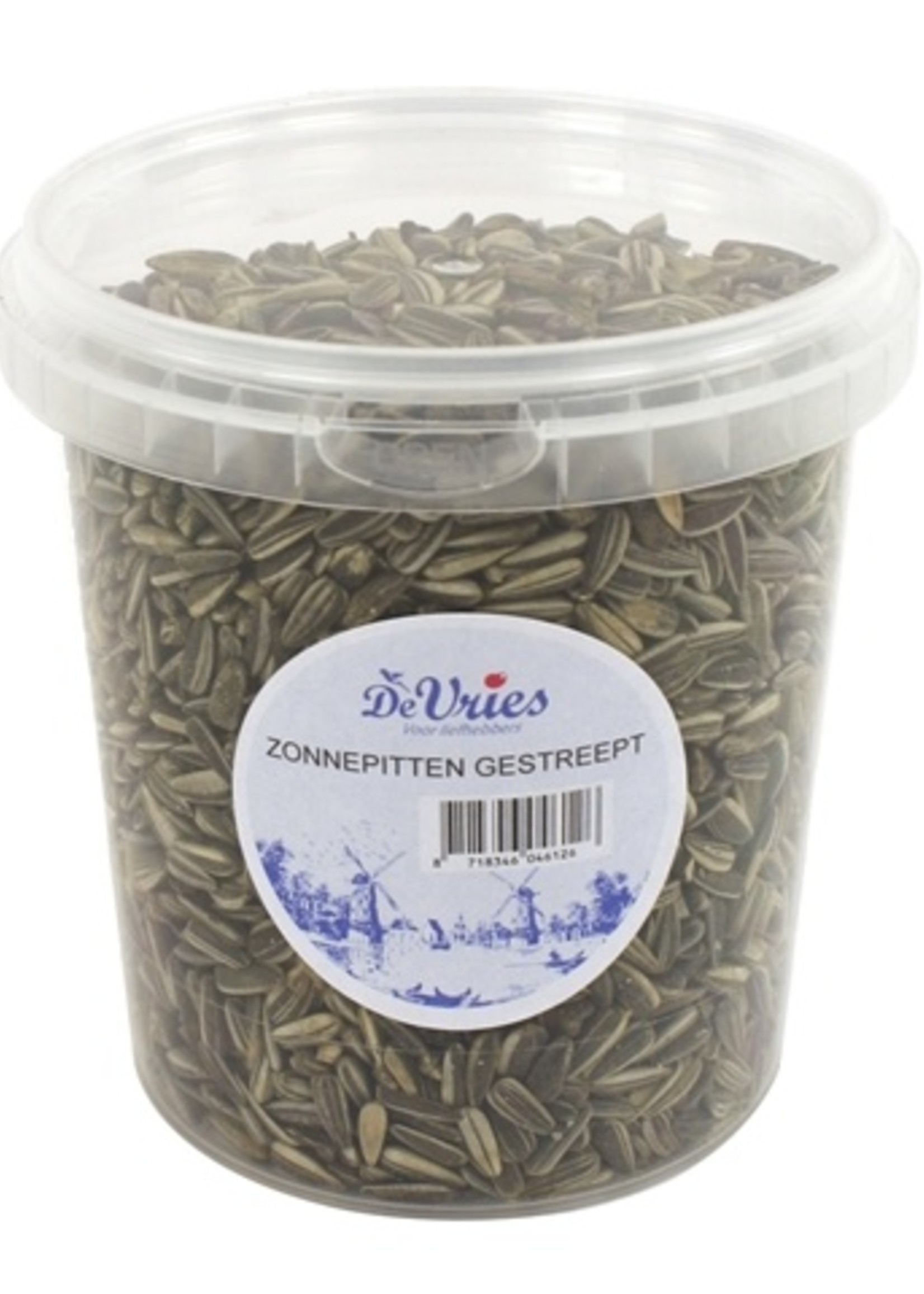 De vries De vries zonnebloempit gestreept
