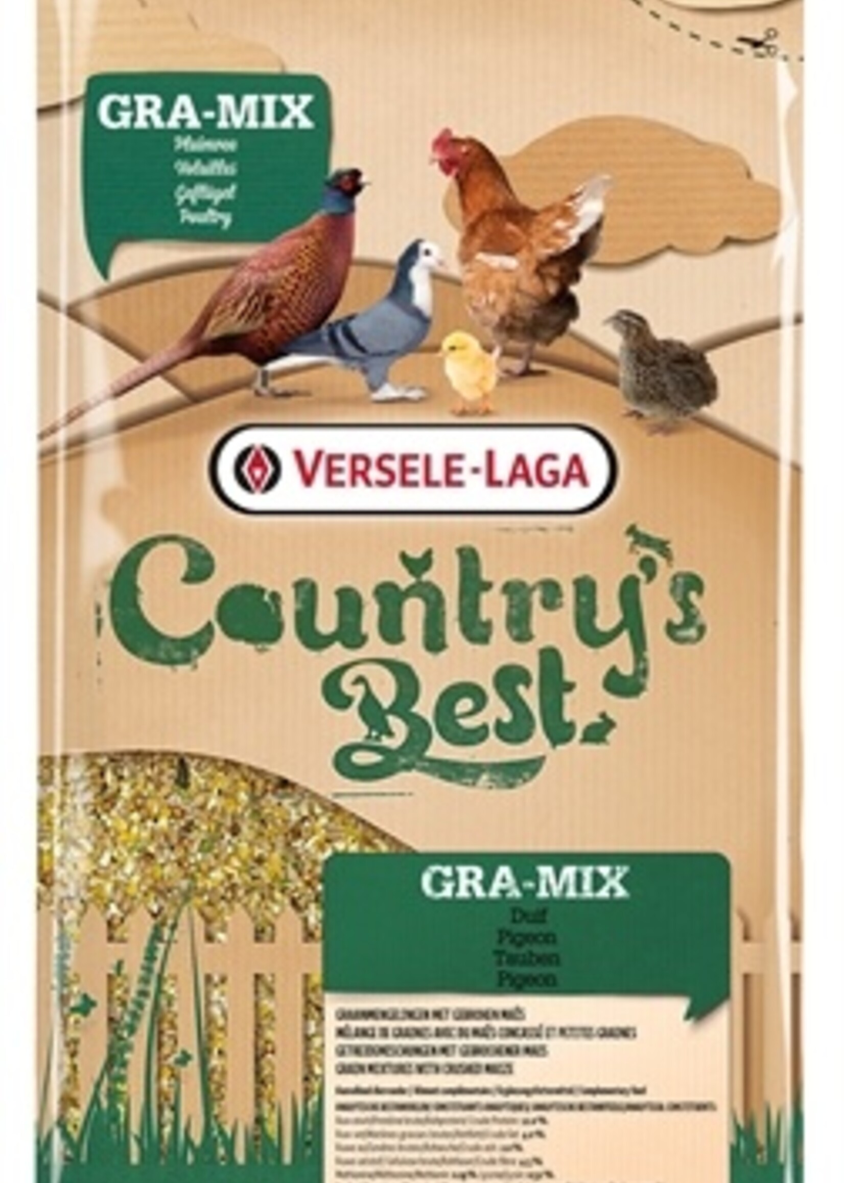 Versele-laga Versele-laga country best gra-mix (sier)duif gebroken mais
