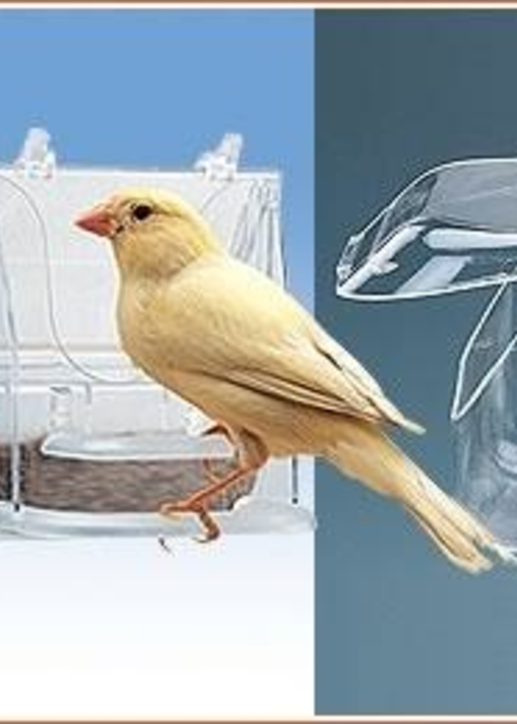 Ferplast Ferplast pretty 4522 voerbakje transparant