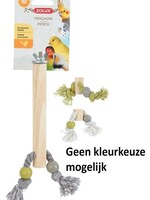 Zolux Zolux zitstok hout met touw assorti