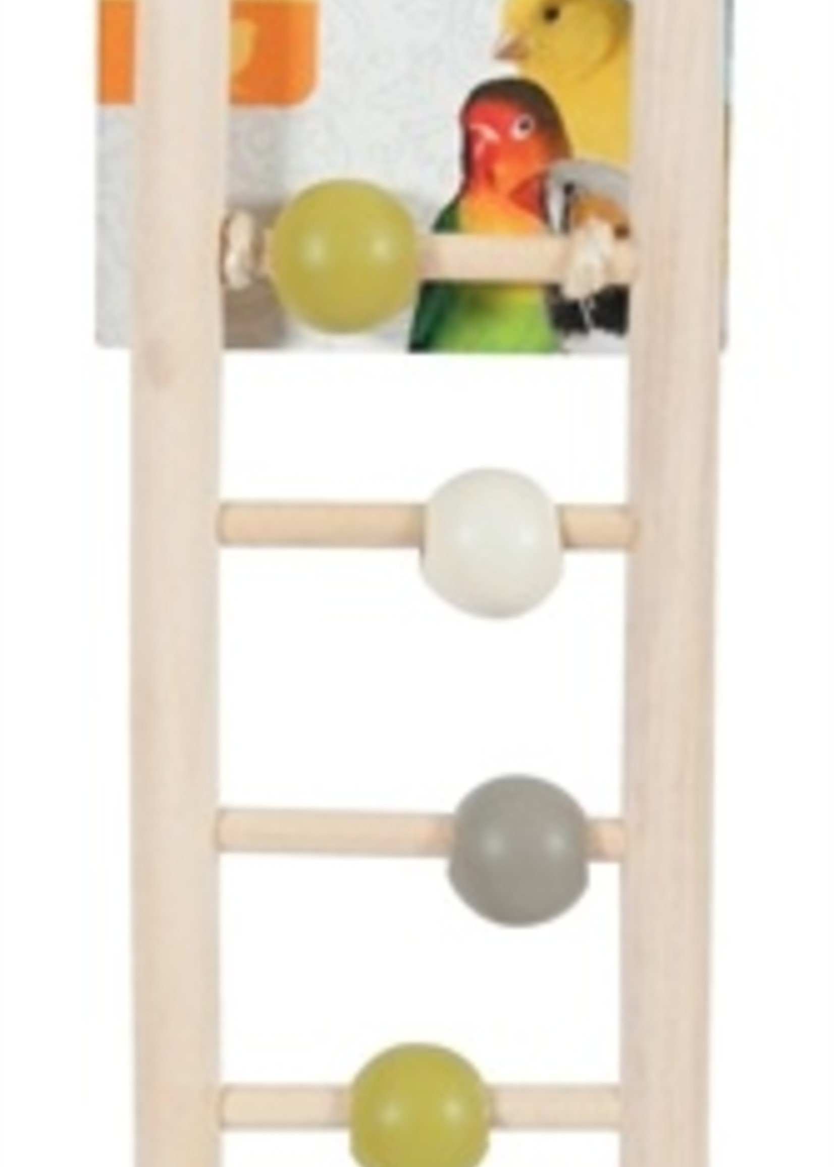 Zolux Zolux ladder hout 5 treden met kralen