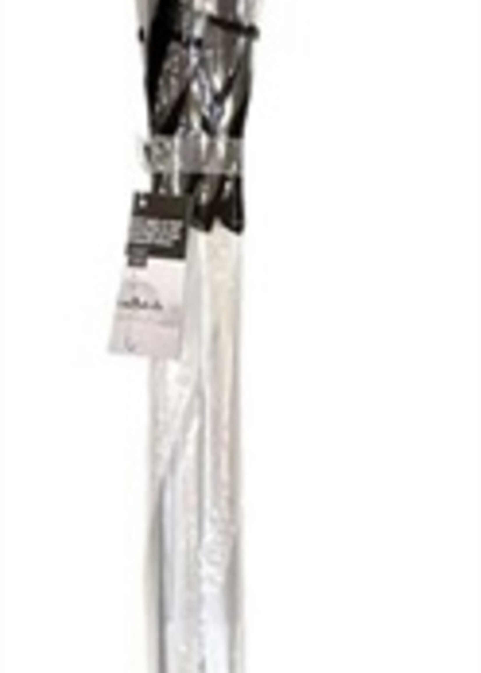 Merkloos Paraplu vogels op draad transparant / zwart