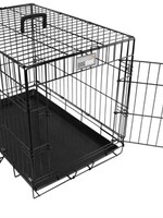 Doginox Doginox bench 2-deurs zwart