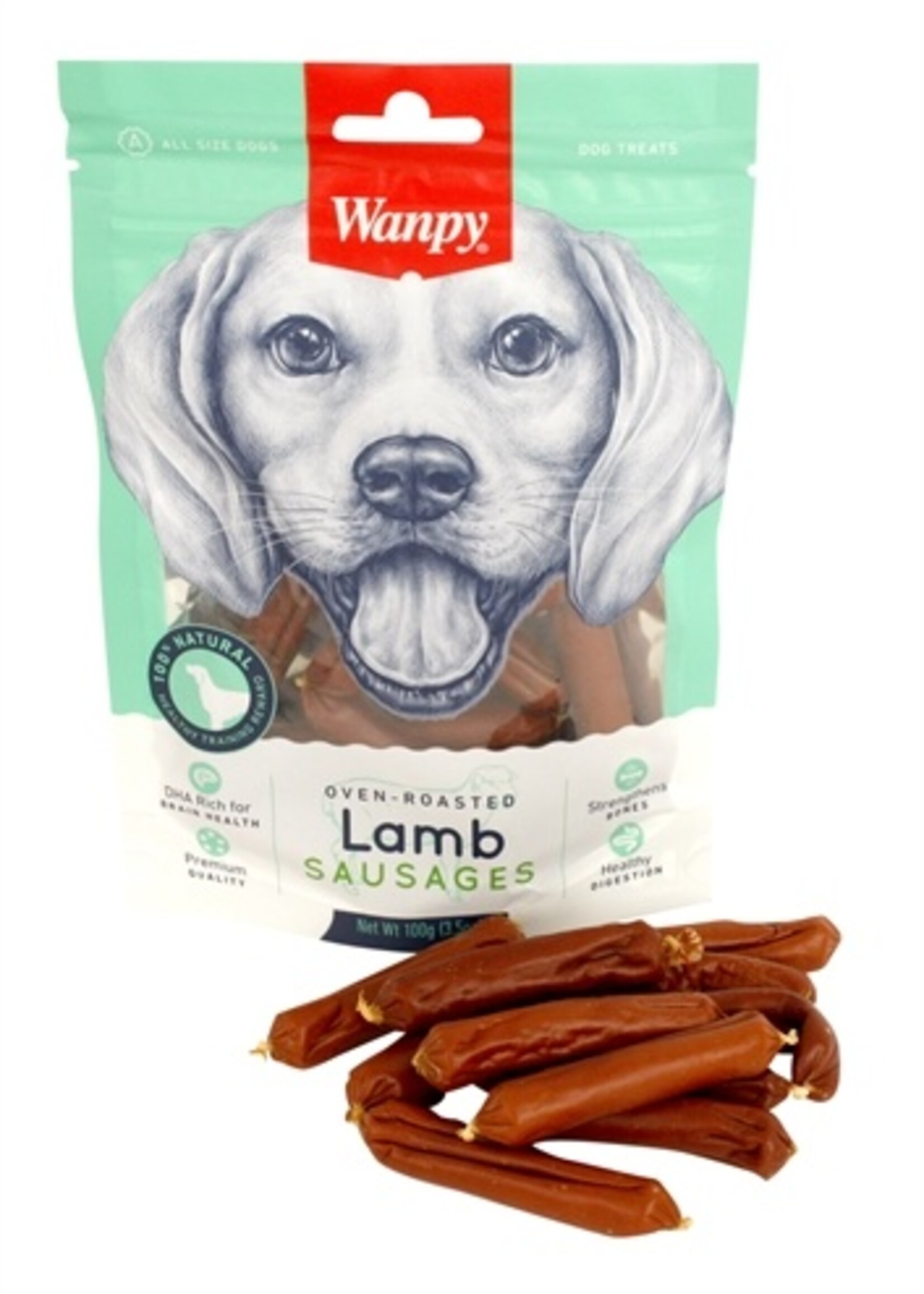 Wanpy Wanpy oven-roasted lamb sausages