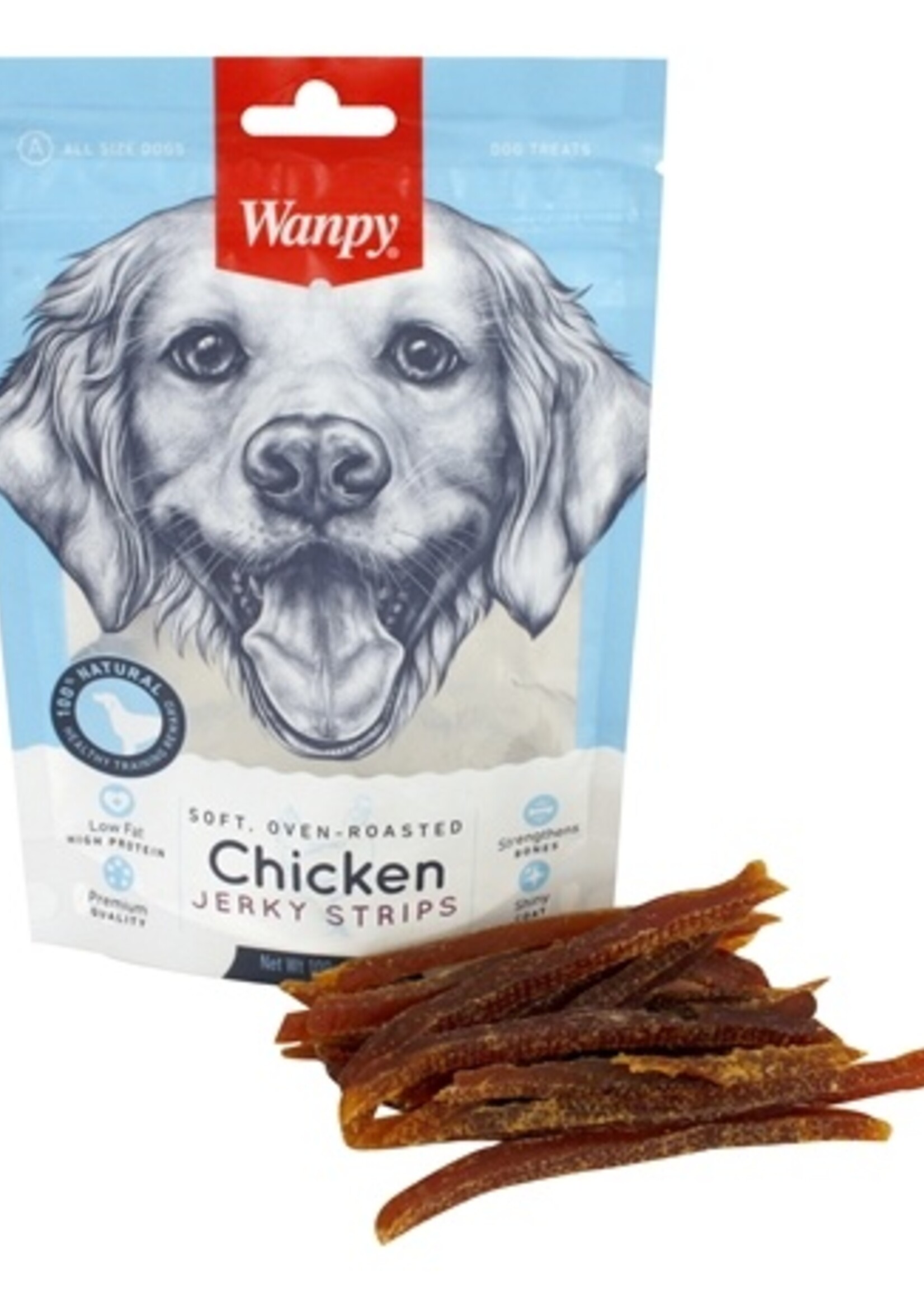 Wanpy Wanpy soft oven-roasted chicken jerky strips