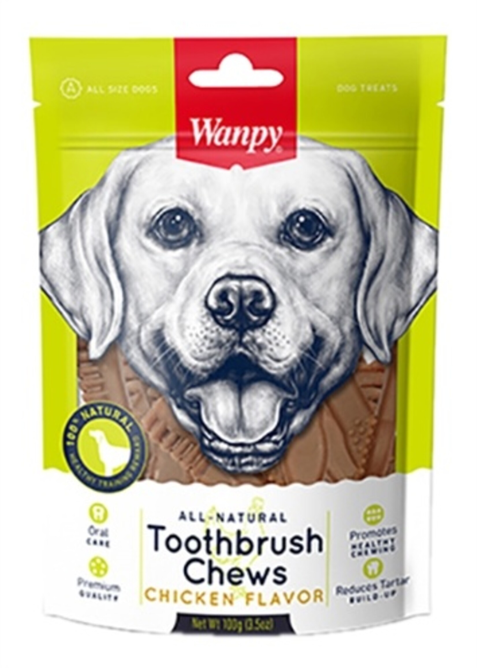 Wanpy Wanpy toothbrush chews chicken flavor