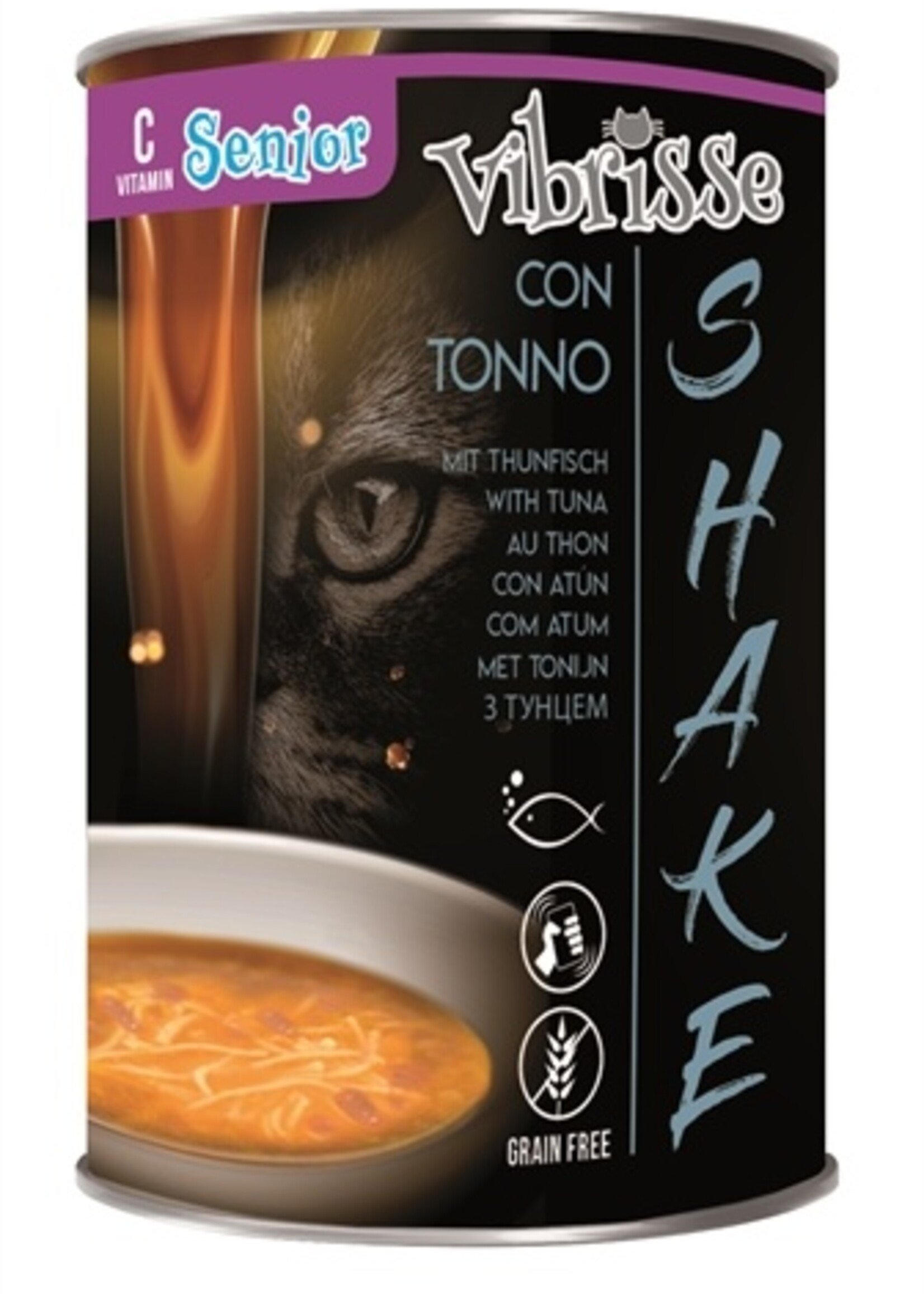 Croci Vibrisse shake senior+ tonijn met extra vitamine-c