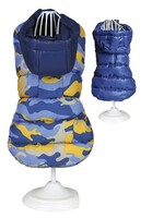 Croci Croci hondenjas military tweezijdig blauw / camouflage