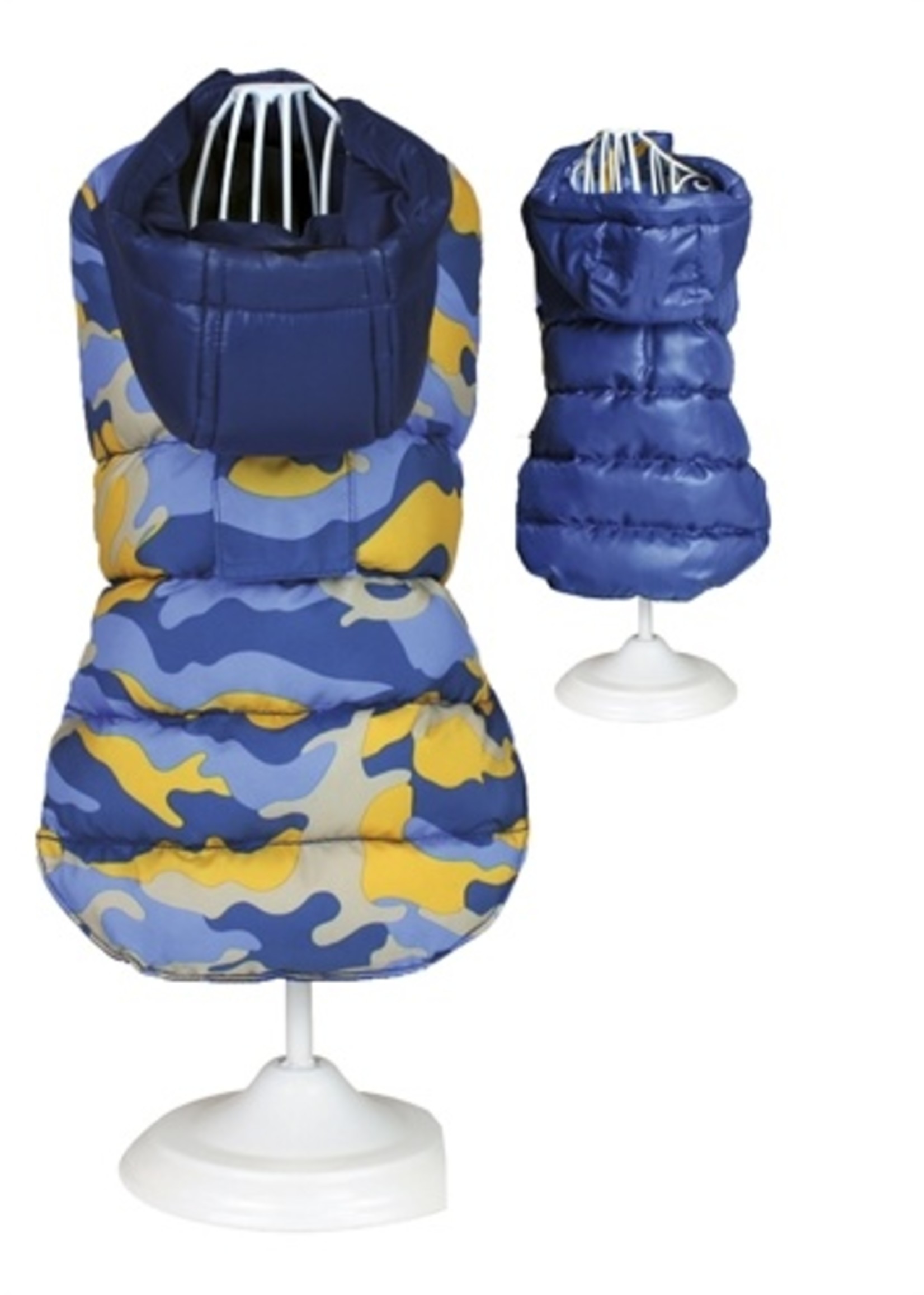Croci Croci hondenjas military tweezijdig blauw / camouflage