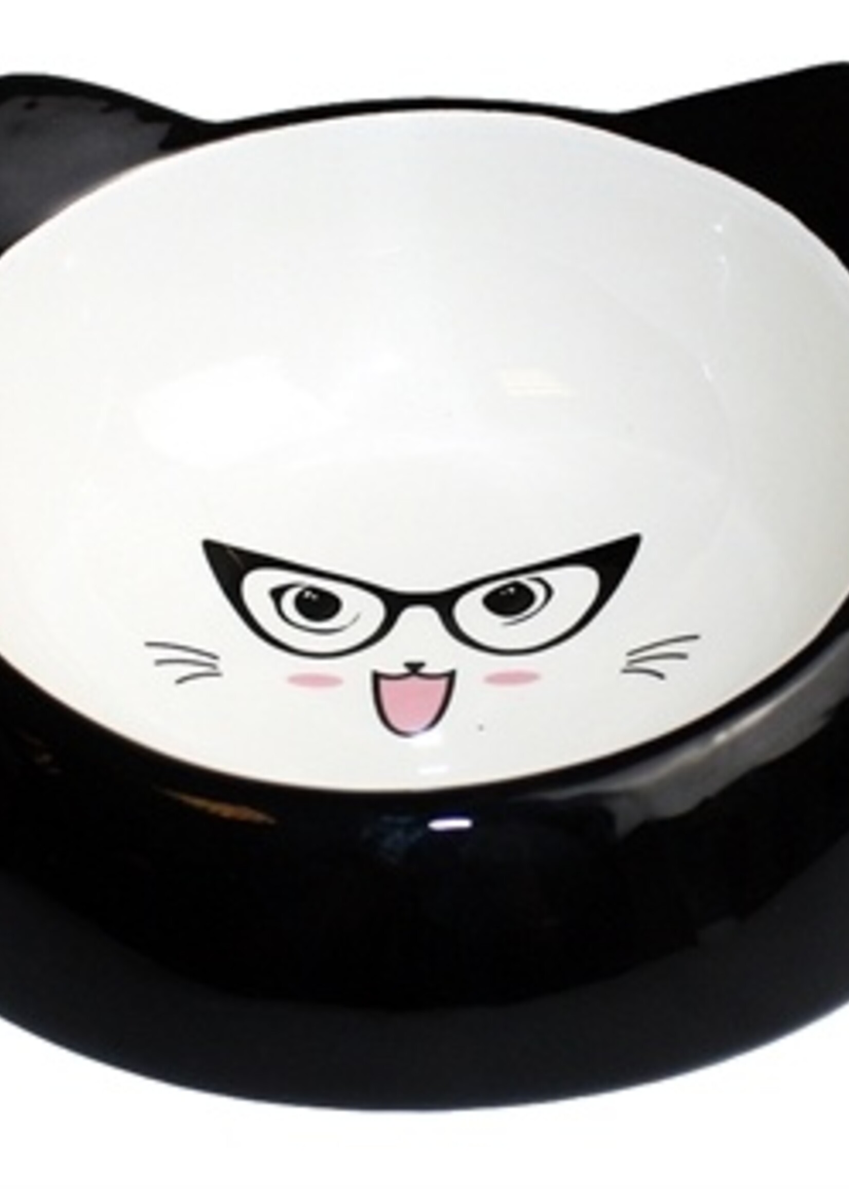 Happy pet Happy pet voerbak kat specs zwart