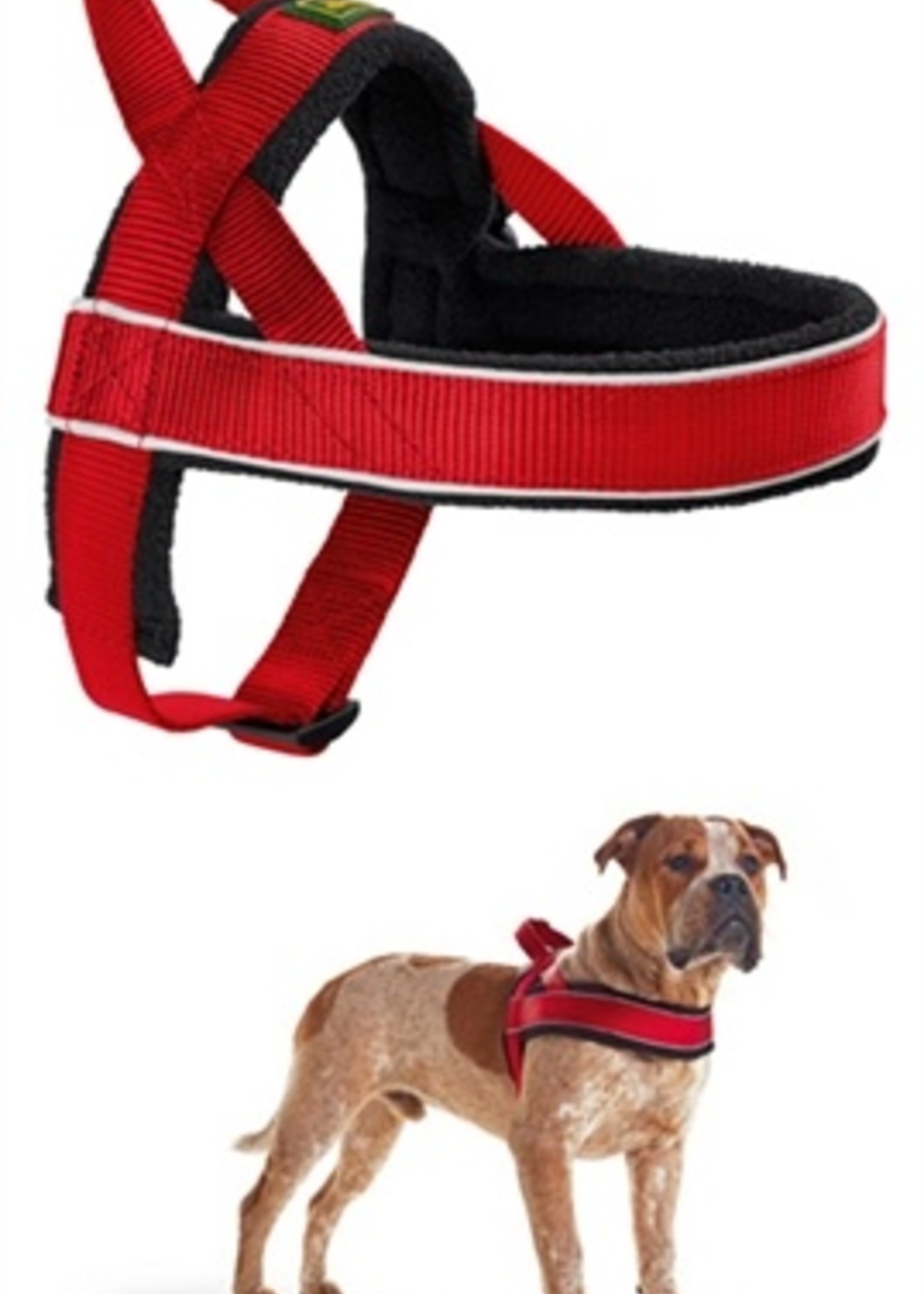 Hunter Hunter harnas norweger racing nylon rood/zwart