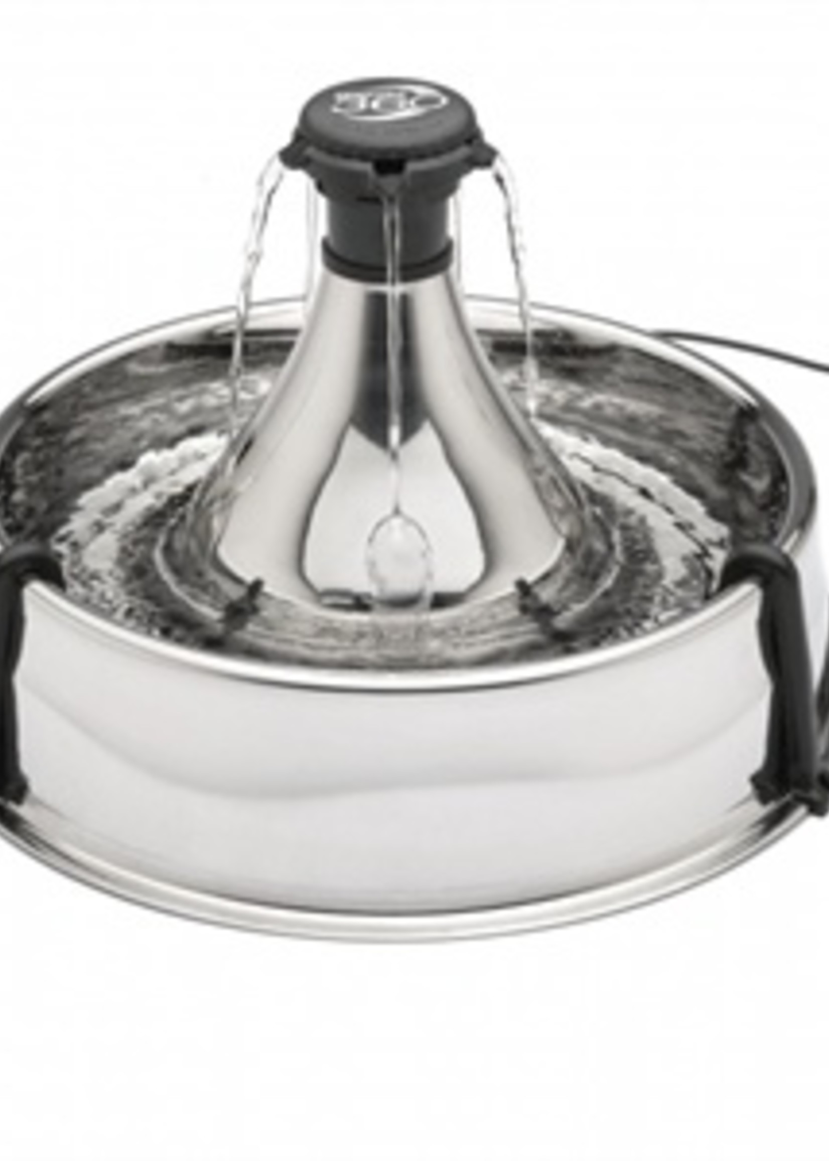 Drinkwell Petsafe 360 drinkfontein roestvrijstaal met adapter