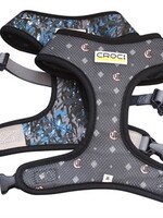 Croci Croci hondentuig jackson tweezijdig blauw / grijs