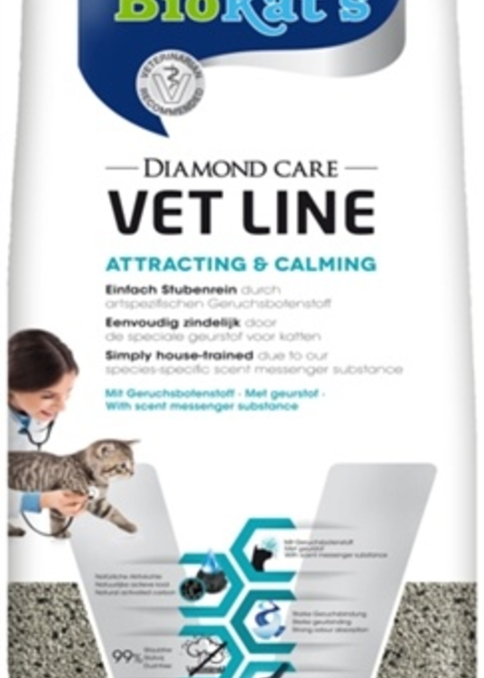 Biokat's Biokat's kattenbakvulling diamond care vet line attracting & calming