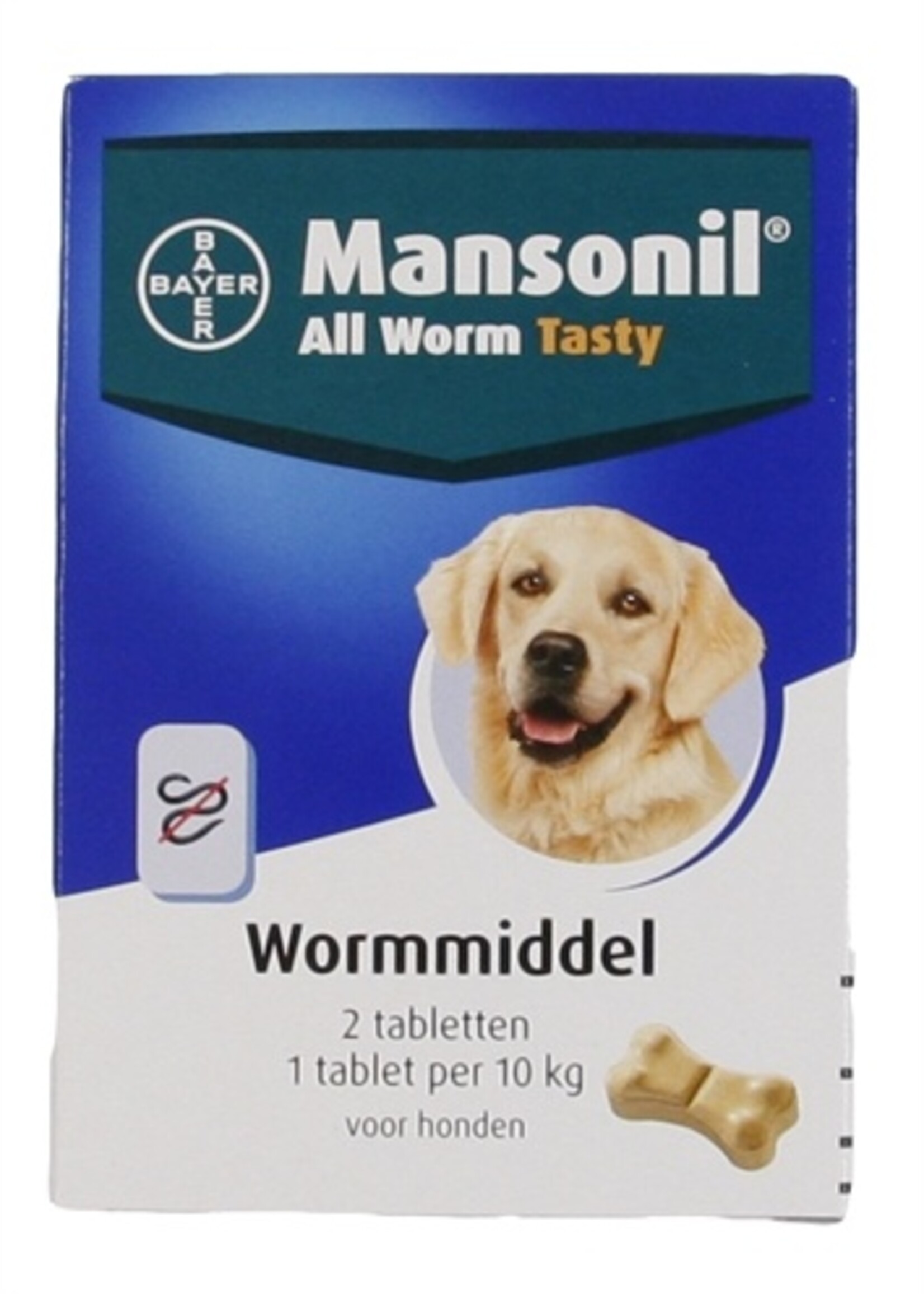 Mansonil Mansonil hond all worm tasty tabletten