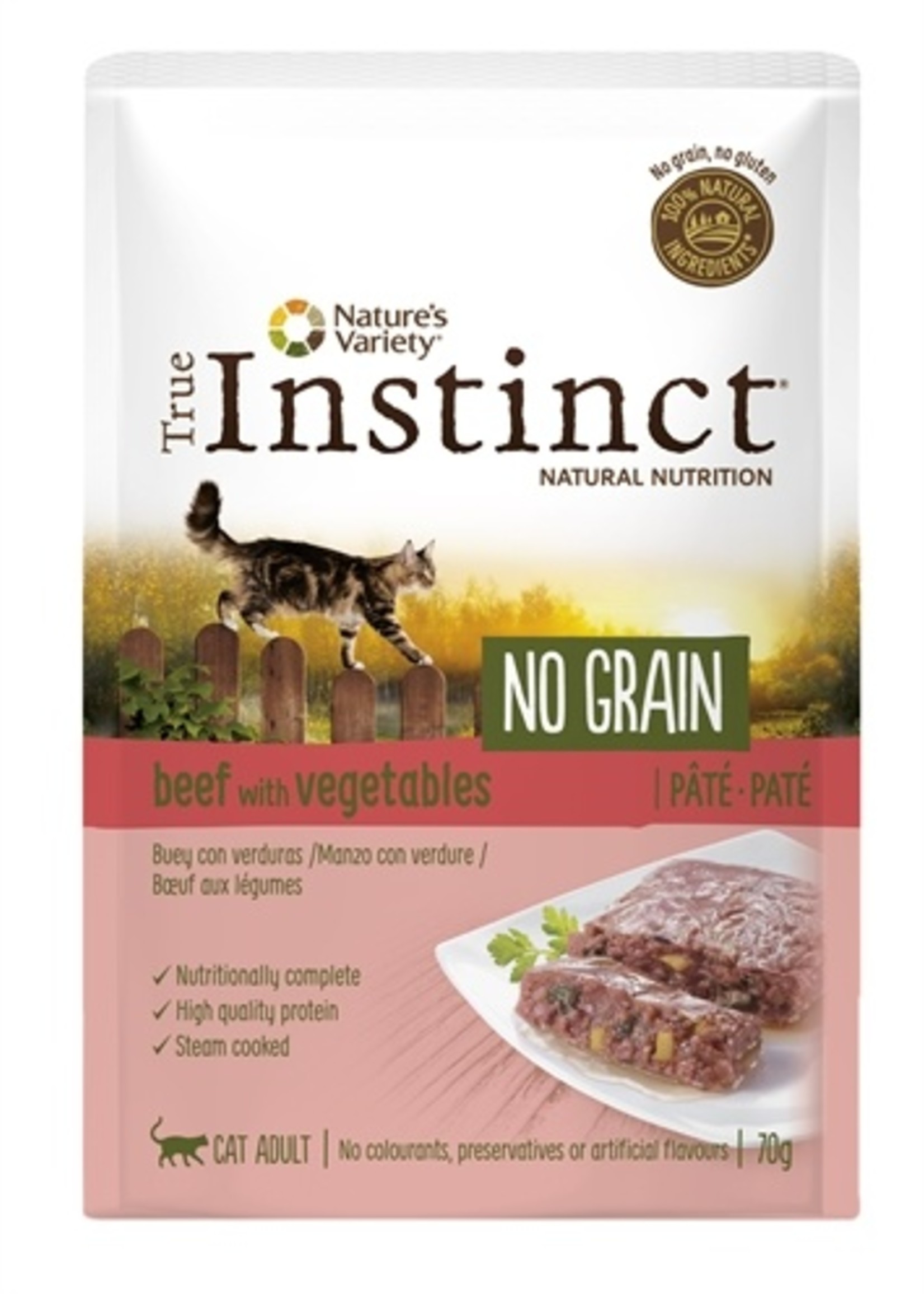 True instinct True instinct pouch no grain adult beef pate